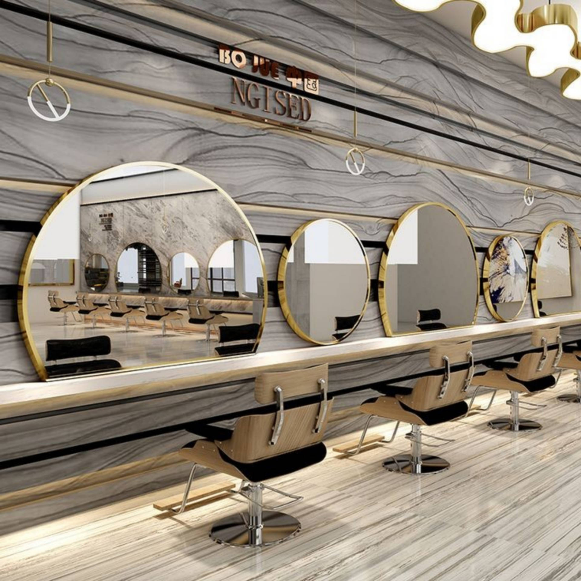 1920x1920 Hair Salon Wallpaper