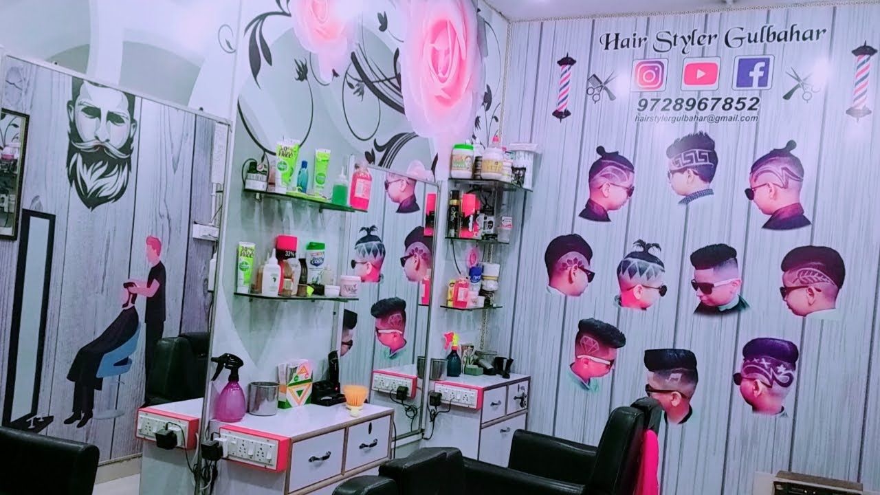 1280x720 My Salon Renovationd HD Waterproof Hair Salon Wallpaper. How To Make Barber Shop 2021