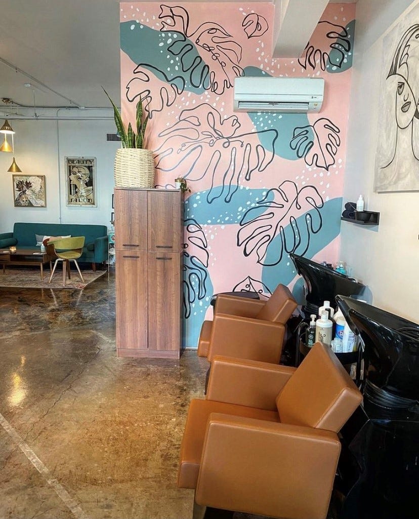 828x1025 Minerva Beauty Ways to Make a Statement Wall in Your Salon