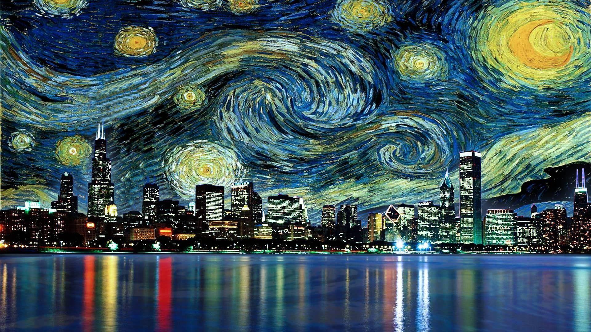 1920x1080 Van Gogh Wallpaper