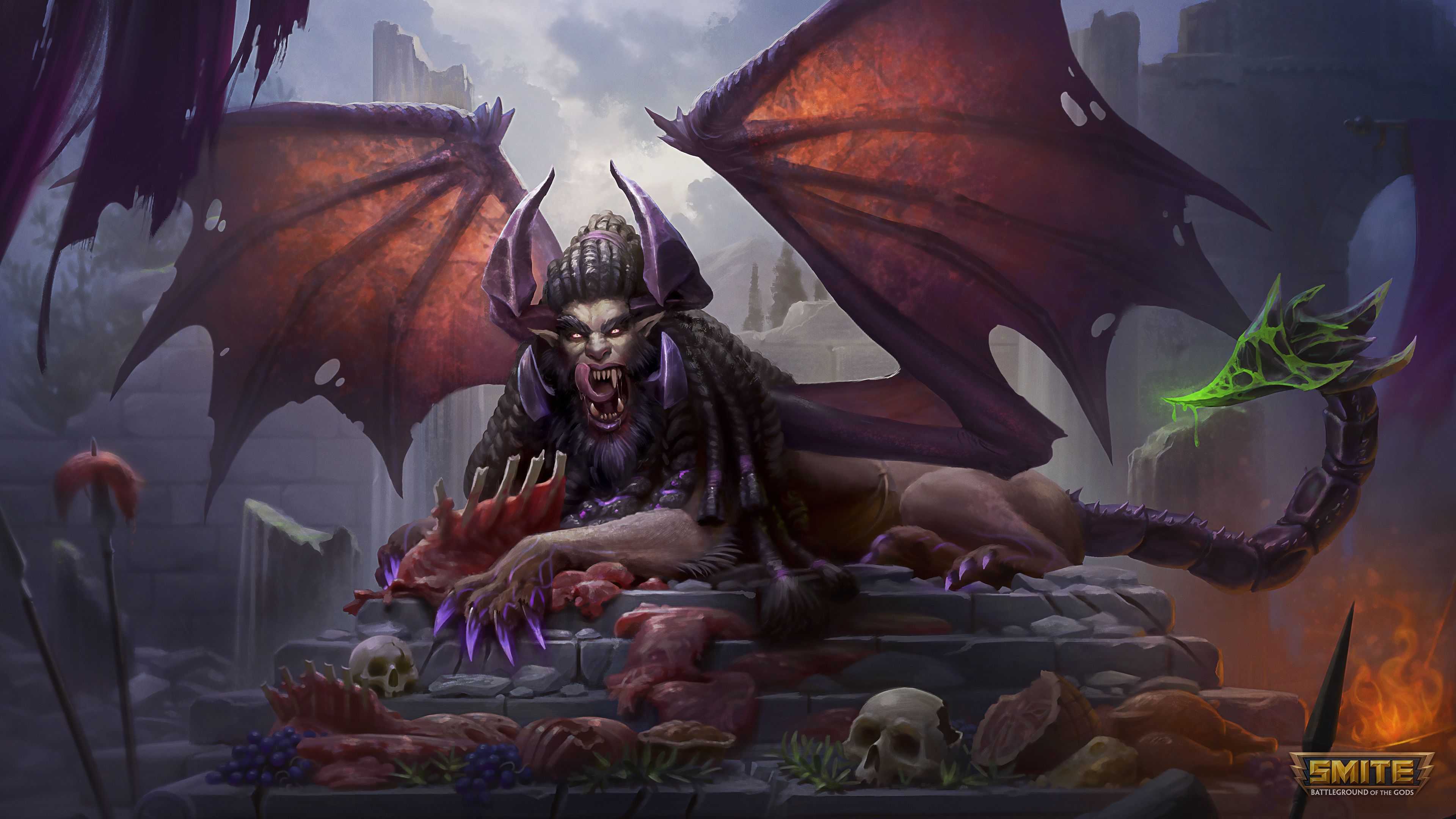 3840x2160 Martichoras (Smite) HD Wallpaper and Background