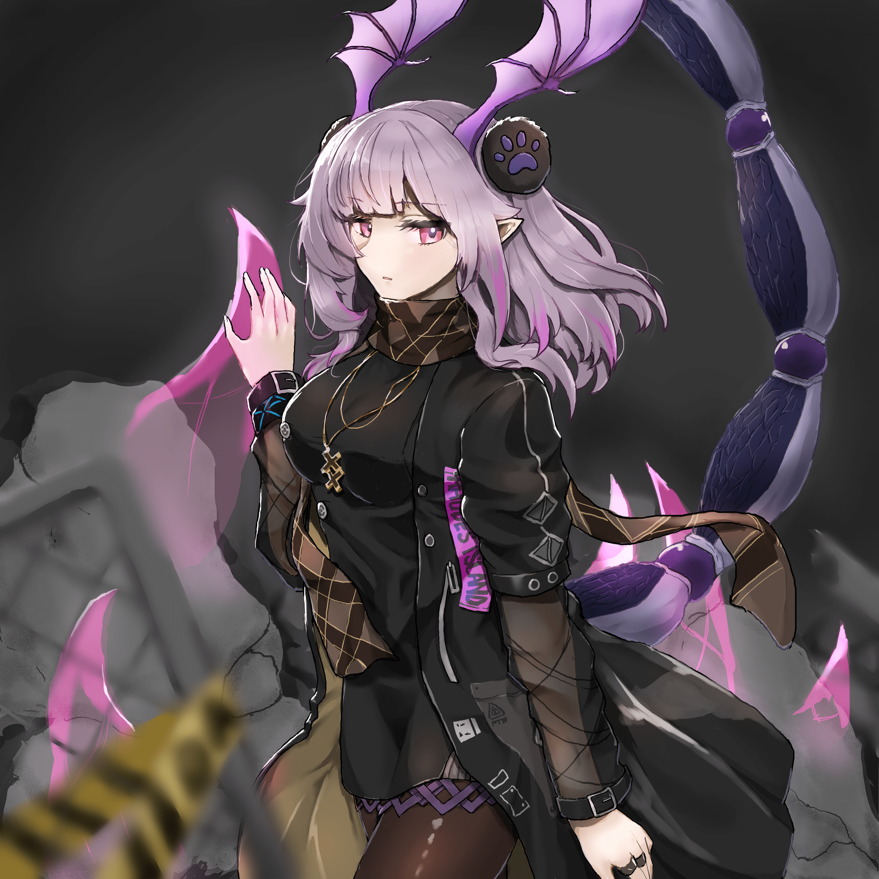 3000x3000 manticore and manticore (arknights) drawn