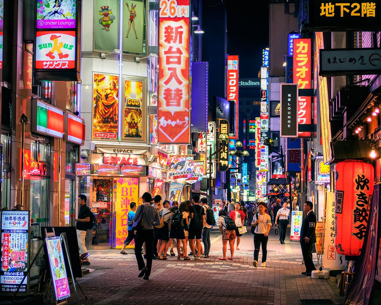 1280x1024 Kabukicho, Shinjuku, Tokyo, Japan