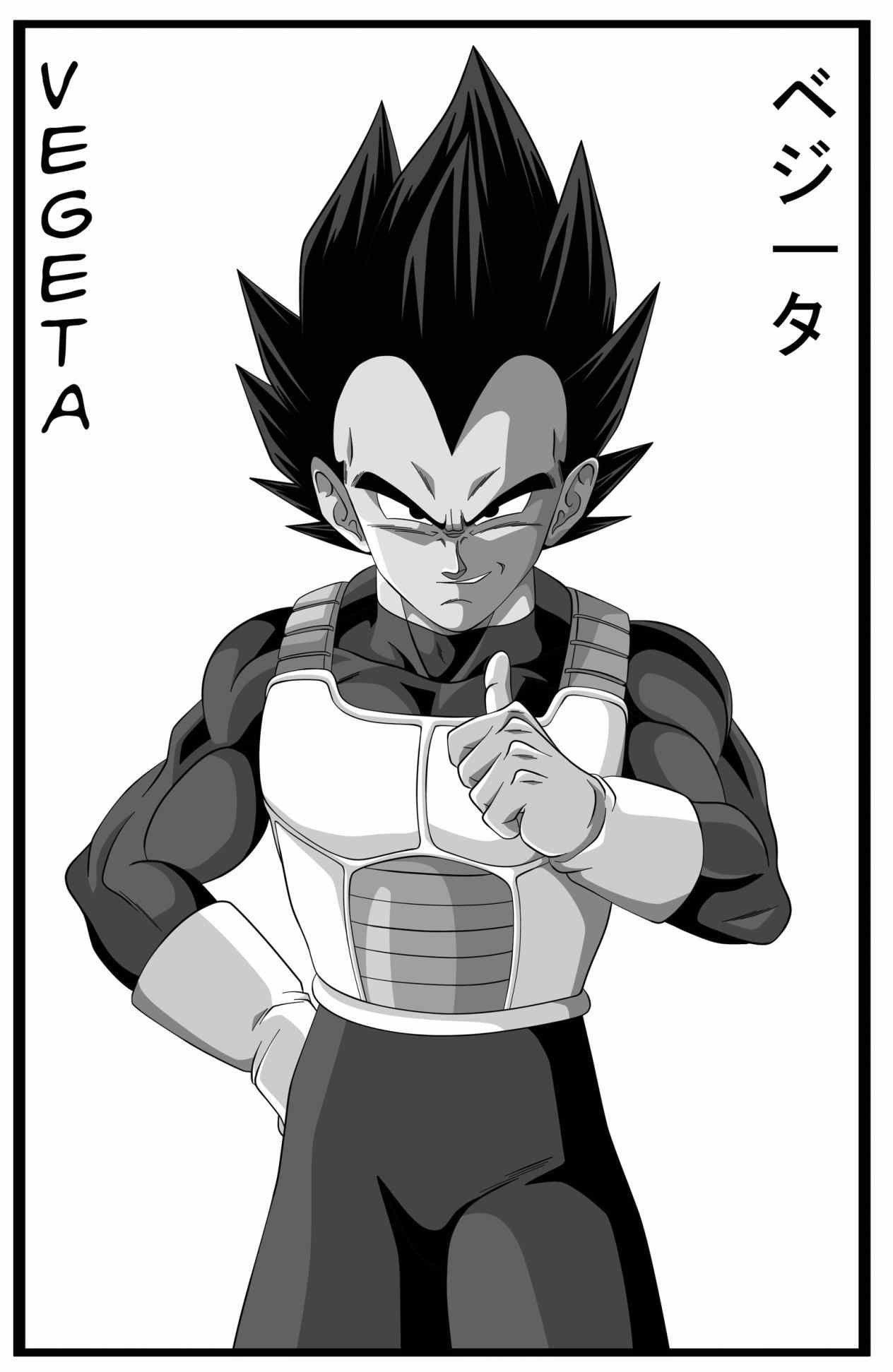Vegeta Iphone Wallpaper - qta5f2d