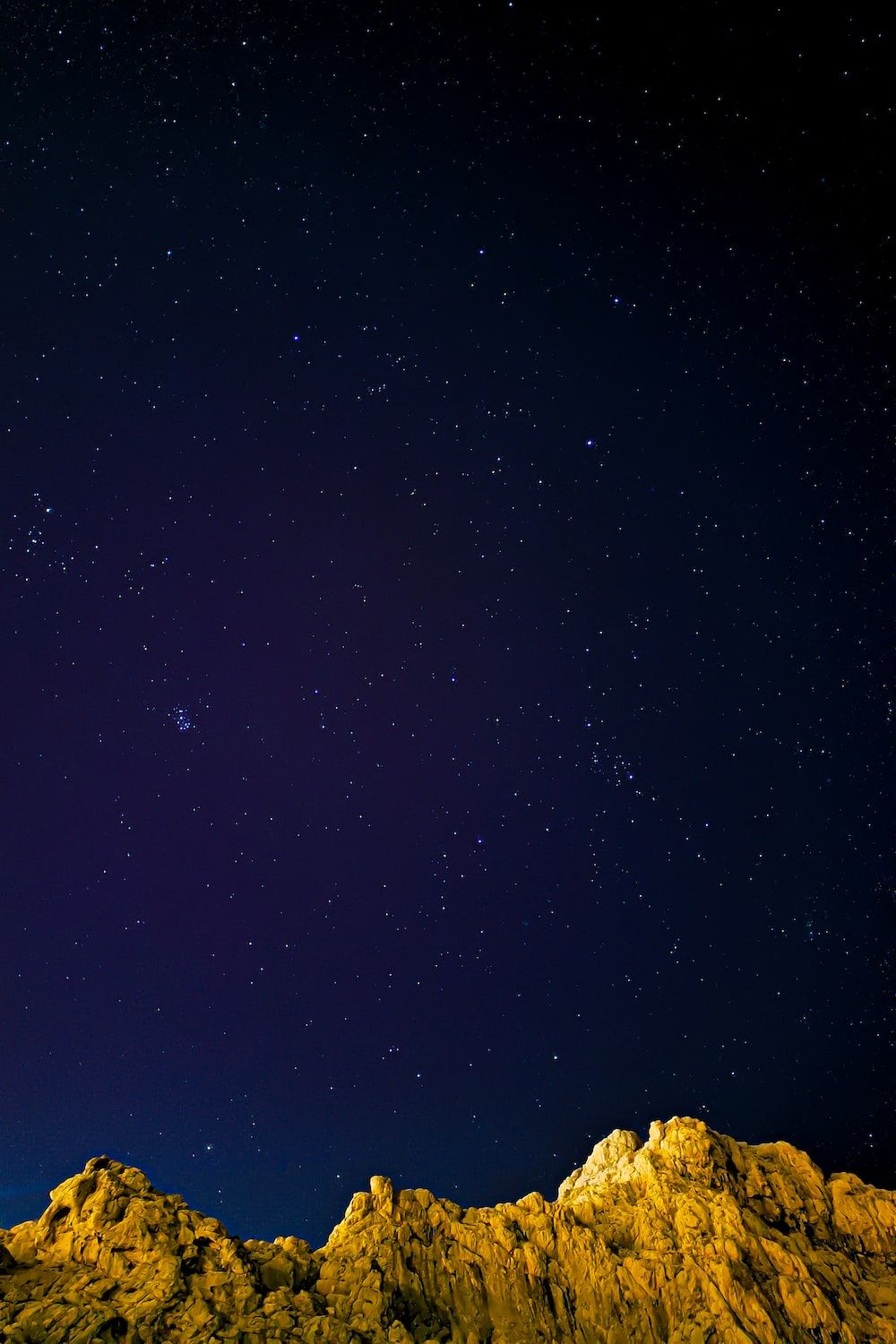 1000x1500 Blue sky with stars during night time photo