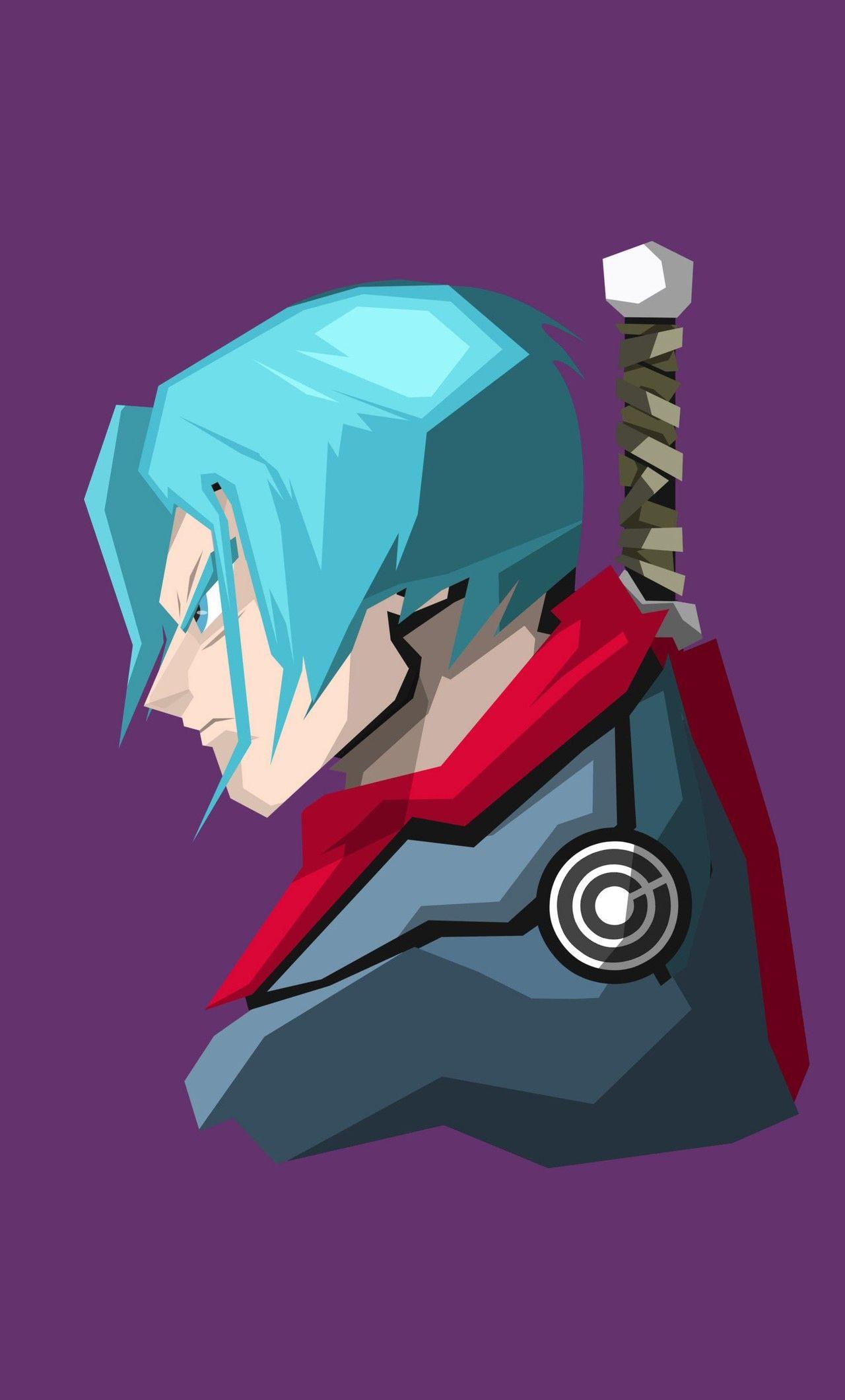 1280x2120 Trunks Dragon Ball Super Minimalism 4k iPhone HD 4k
