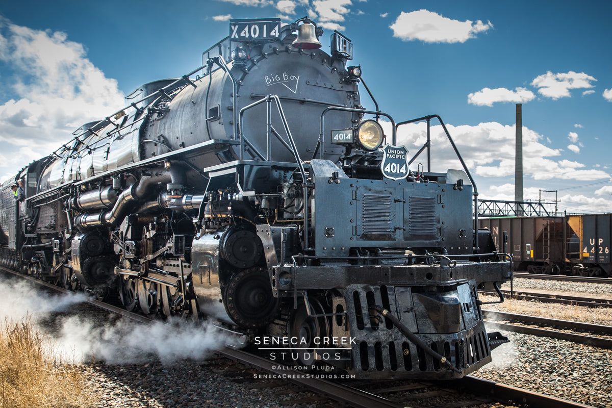 1200x800 Union Pacific Steam Locomotive Train Big Boy No. 4014 Rolling by Laram Creek Studios