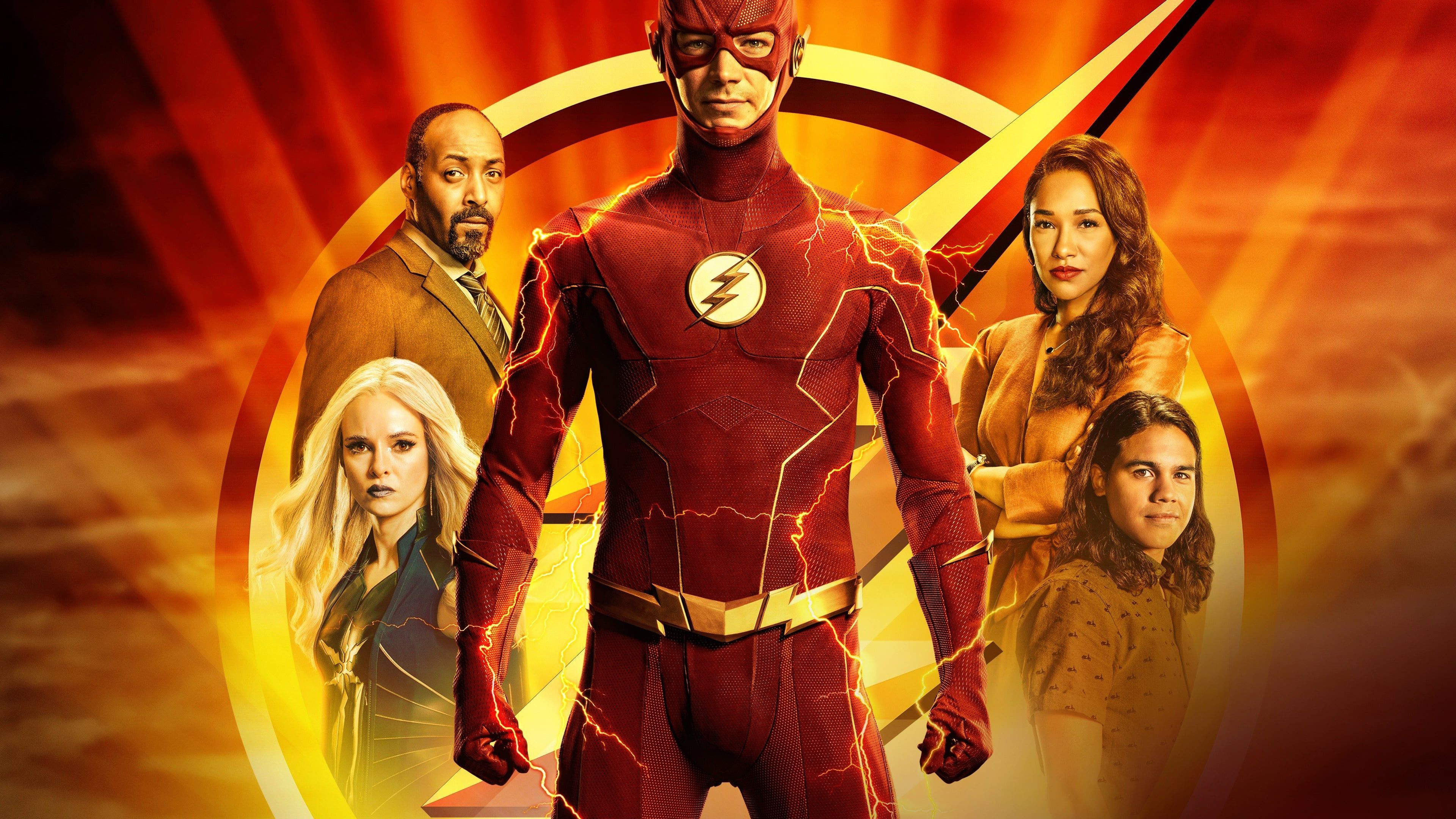 3840x2160 Barry Allen Caitlin Snow Candice Patton Carlos Valdes Cisco Ramon Danielle Panabaker Grant Gustin Ir Wallpaper:3840x2160