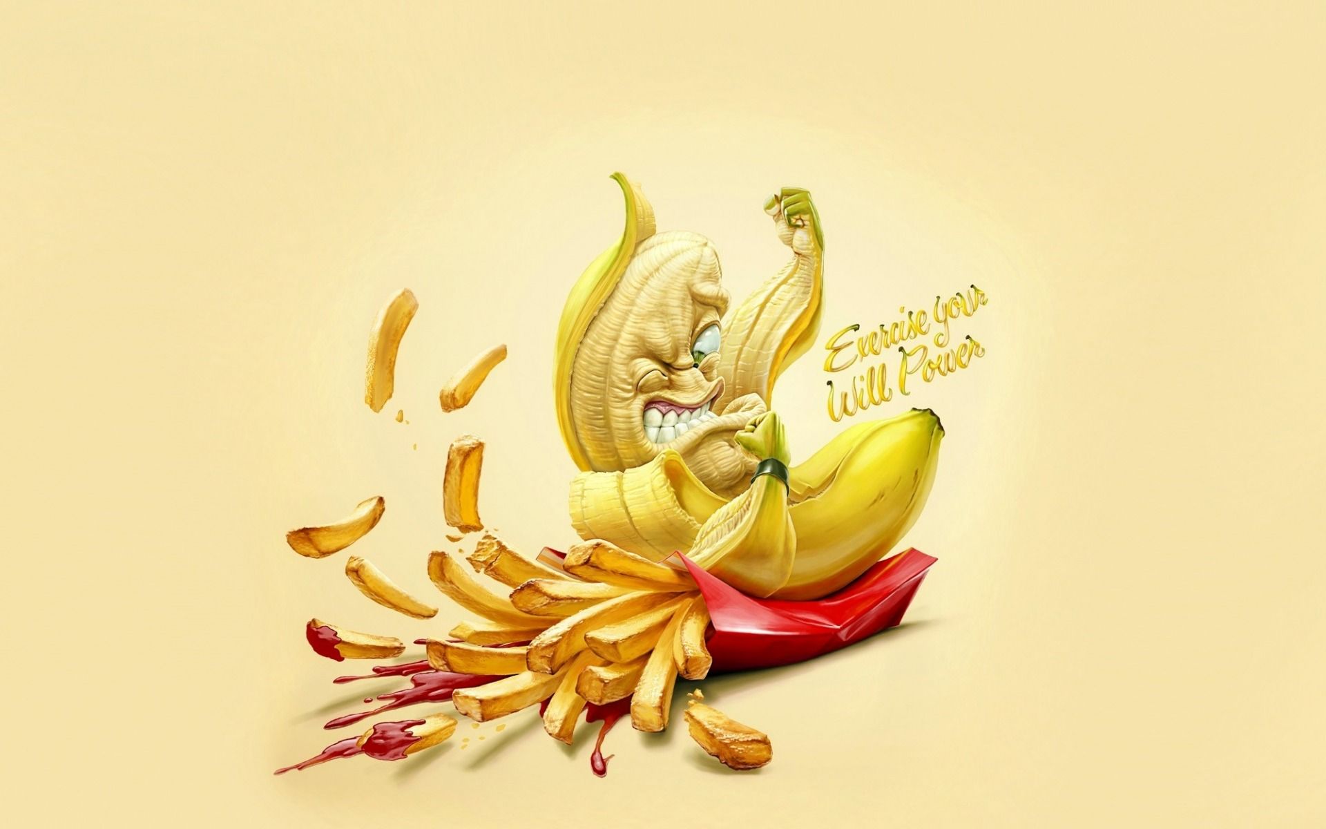 1920x1200 Power Banana wallpaper. Power Banana