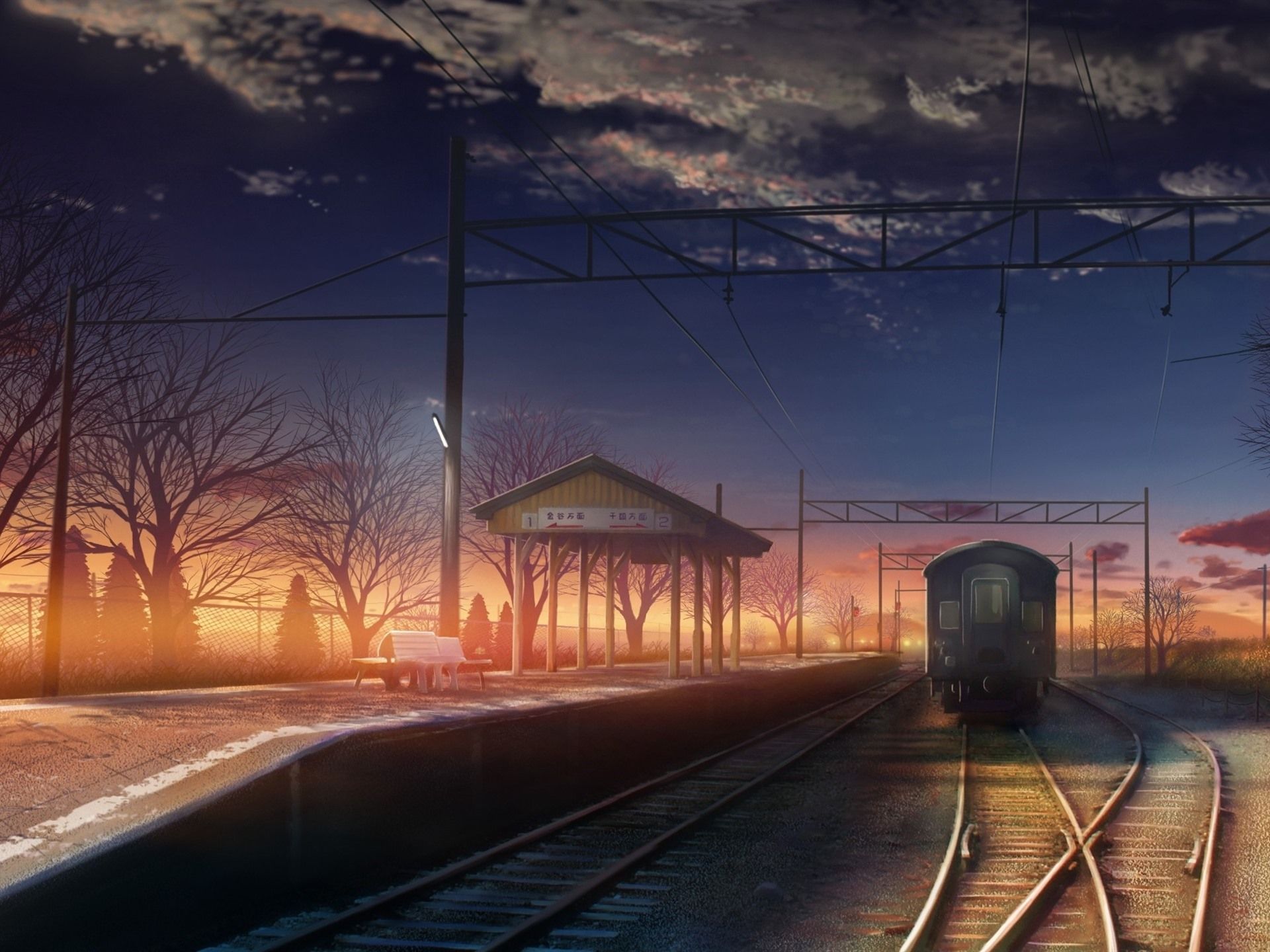 Anime Train Station Wallpapers - Top Free Anime Train Station ...