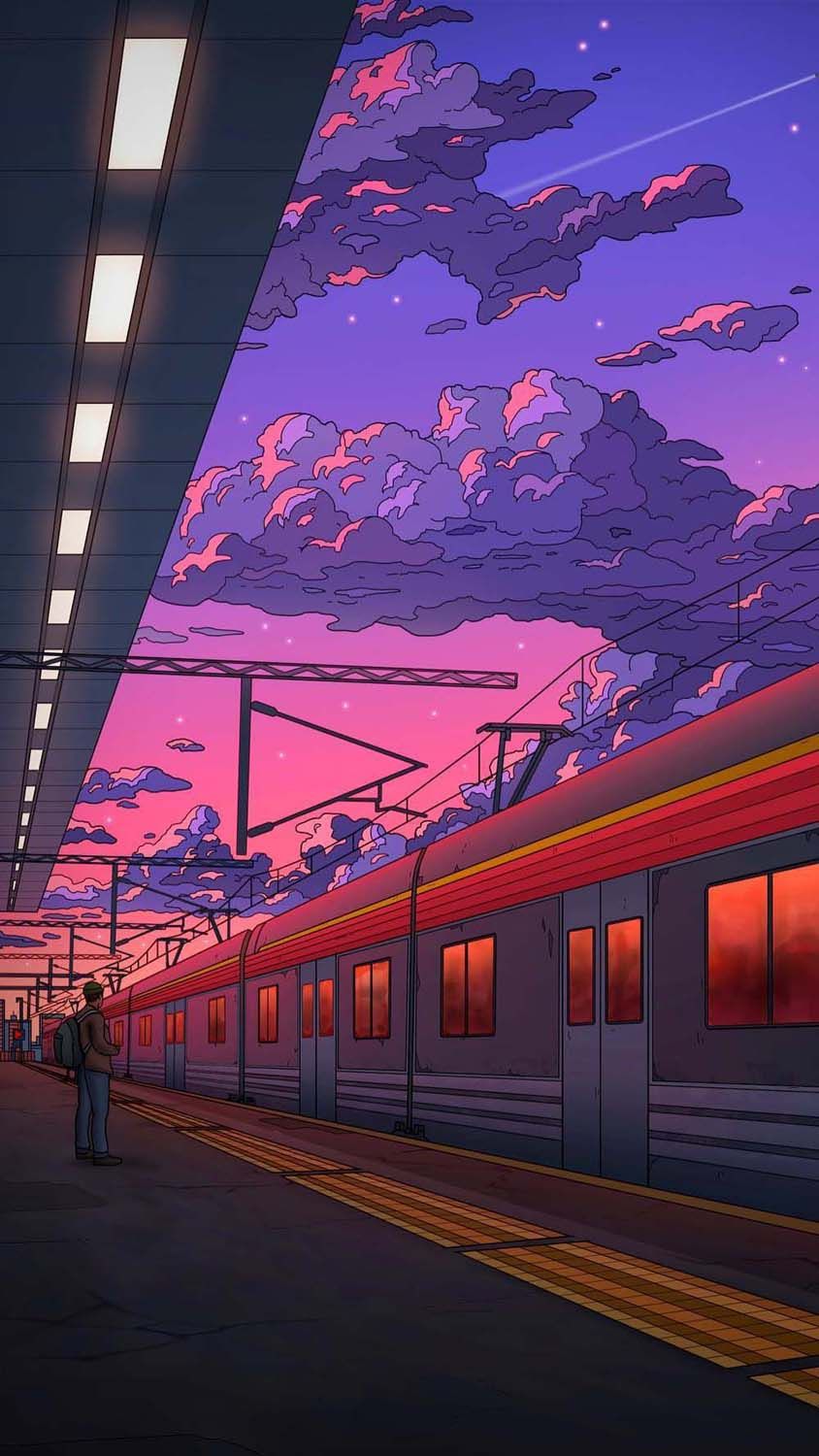 844x1500 Train Station IPhone Wallpaper HD Wallpaper : iPhone Wallpaper