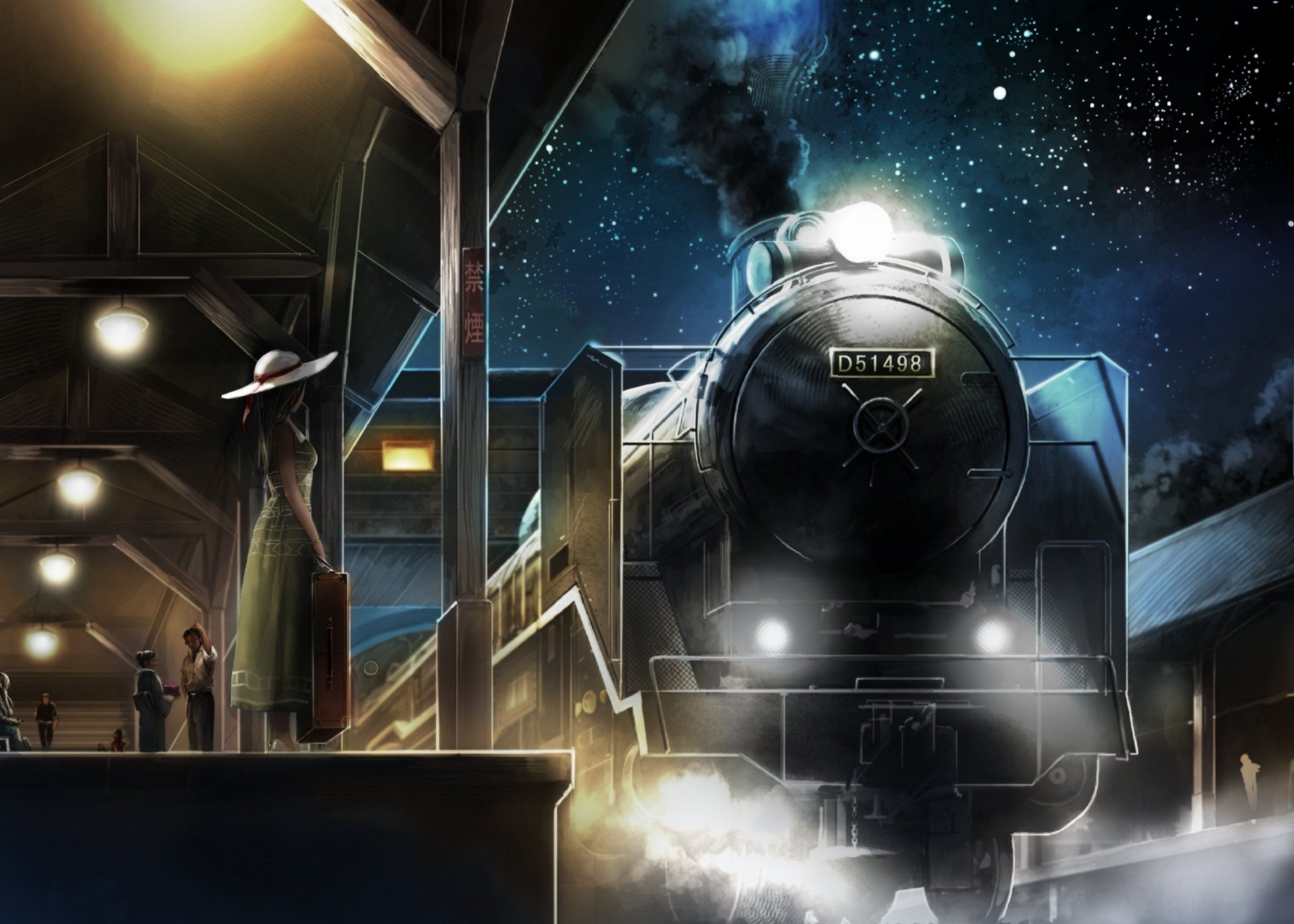 Anime Train Station Wallpapers Top Free Anime Train Station