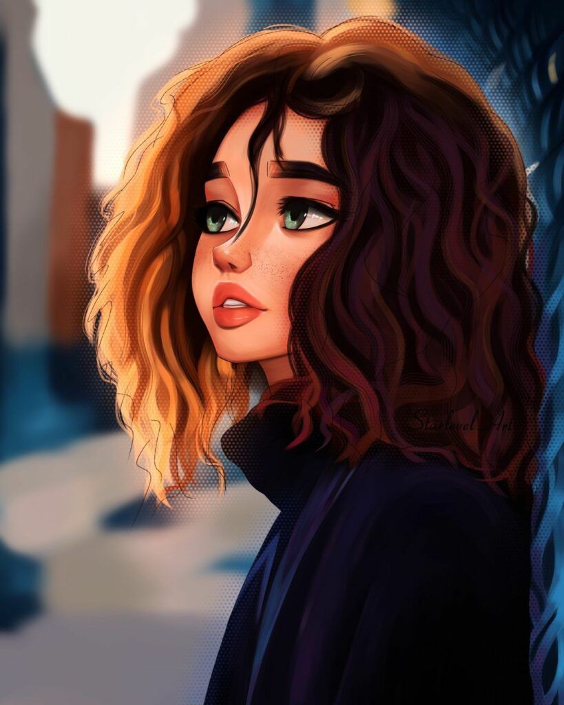 819x1024 Sad Girl Cartoon DP. Sad Cartoon Girl Image for Whatsapp DP 2023 off DP