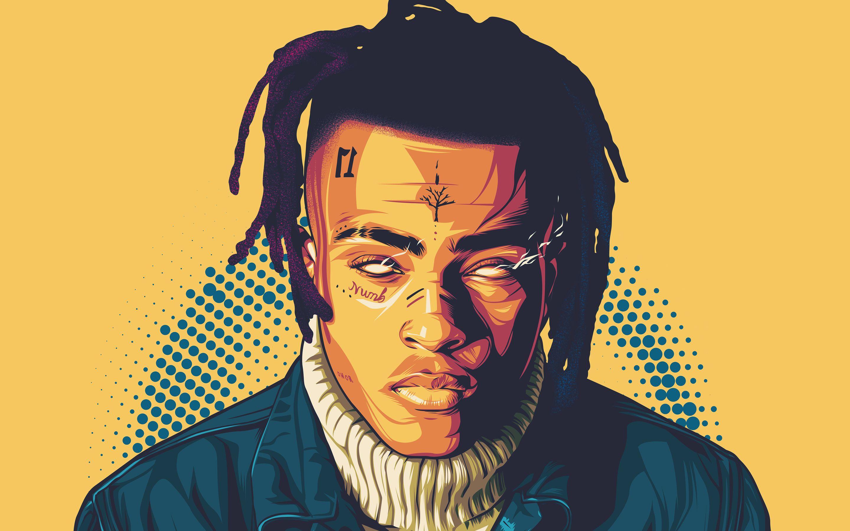 2880x1800 XXXTentacion Digital Art 4k Macbook Pro Retina HD 4k
