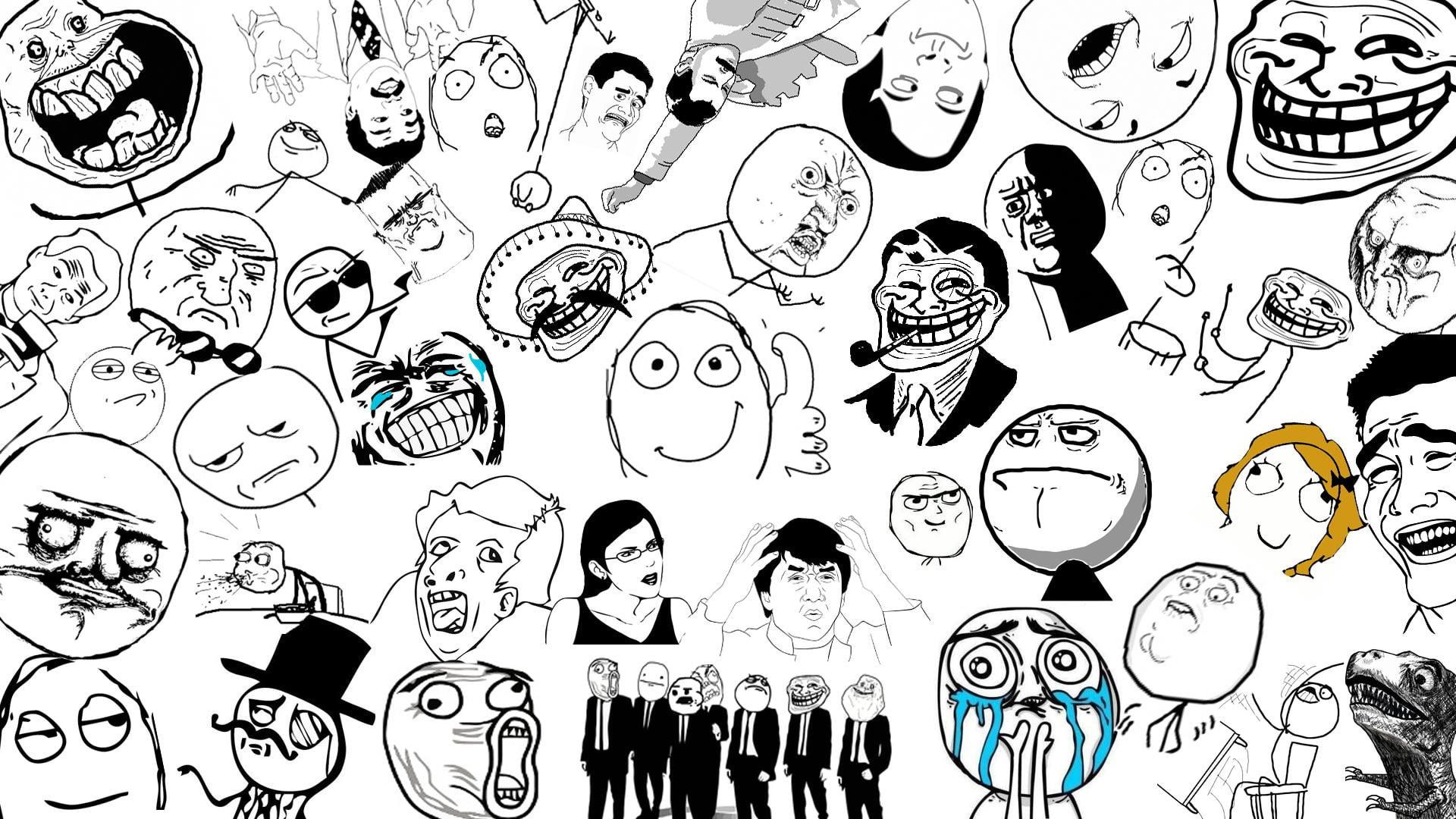 1920x1080 Troll Face Funny Wallpaper