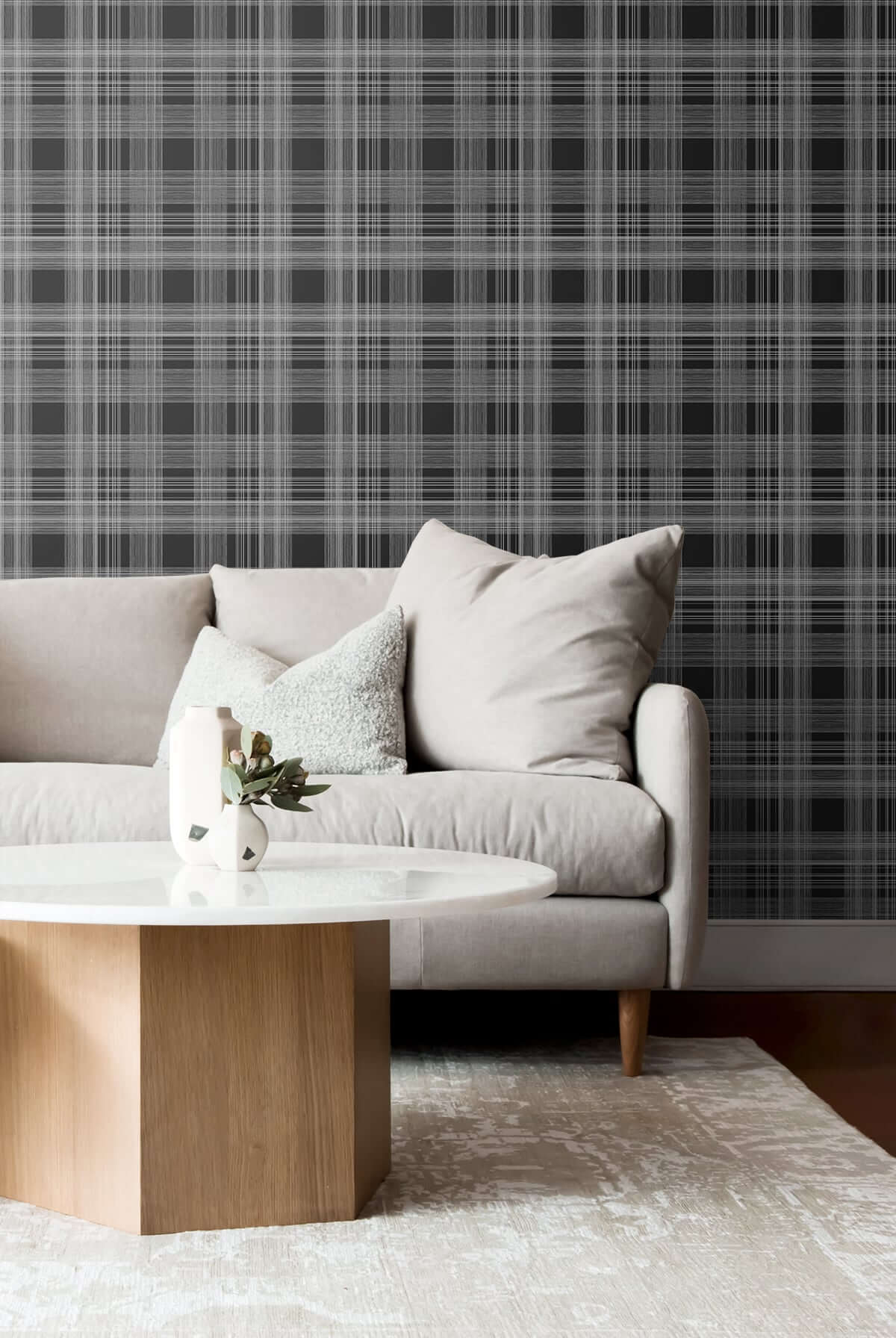 1200x1792 Stacy Garcia Home Rad Plaid Peel & Stick Wallpaper
