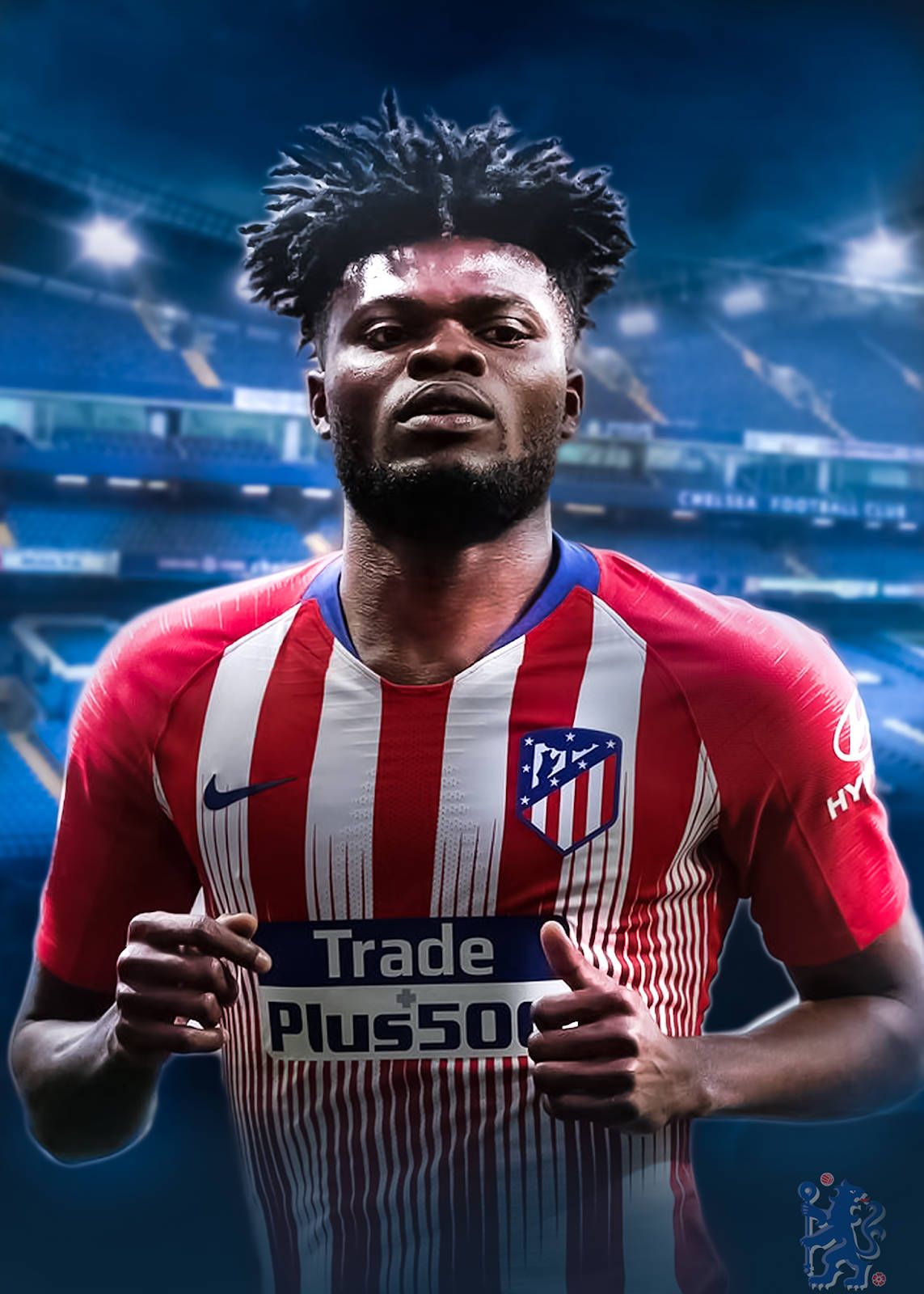 1143x1600 Download Thomas Partey Jogs Towards You Wallpaper