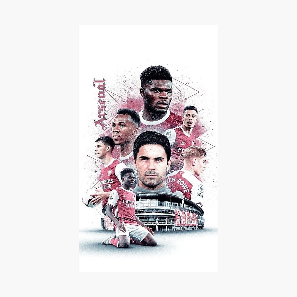 1000x1000 Wallpaper Thomas Partey Squad Photographic Print