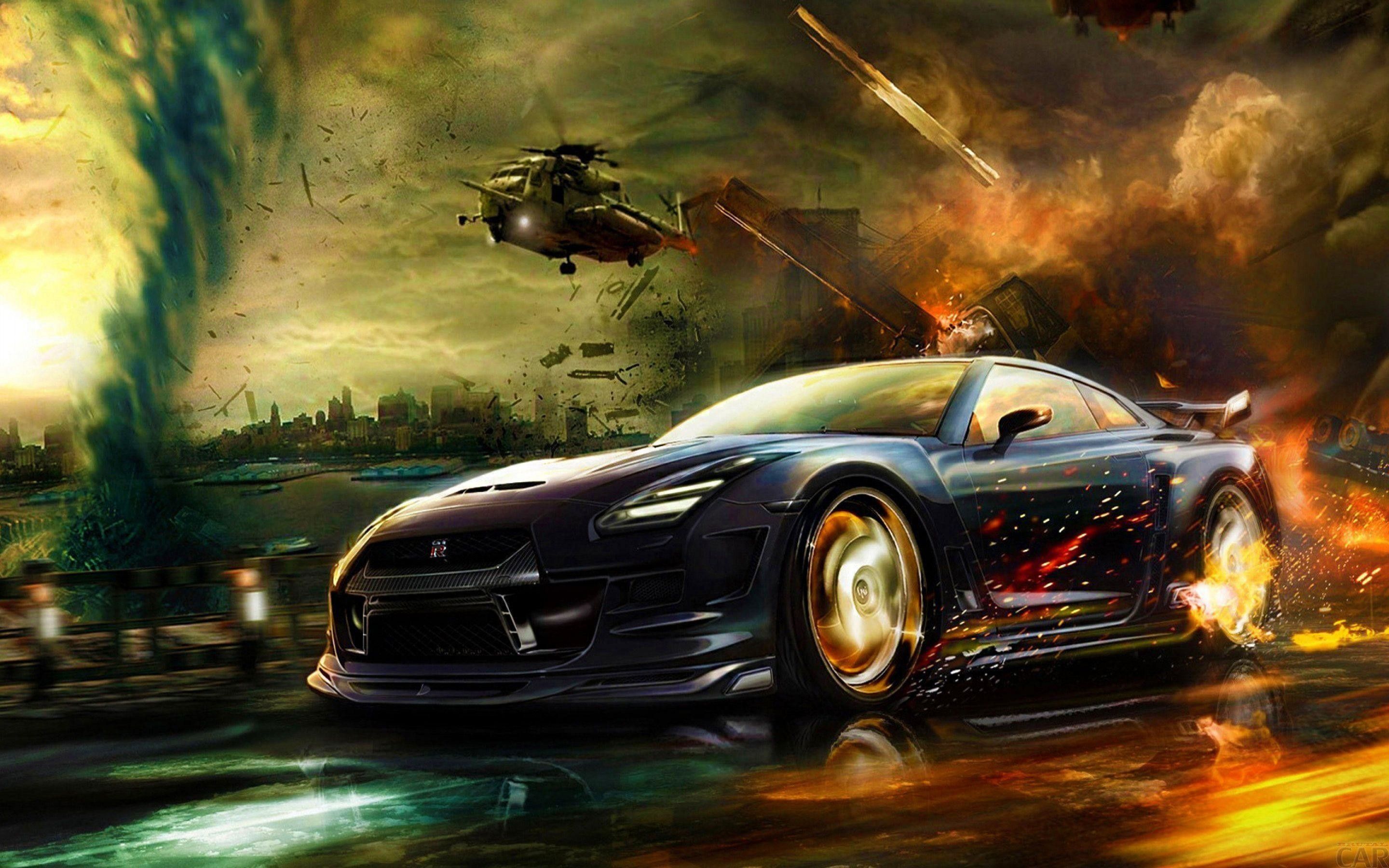 2880x1800 Skyline GTR Wallpaper