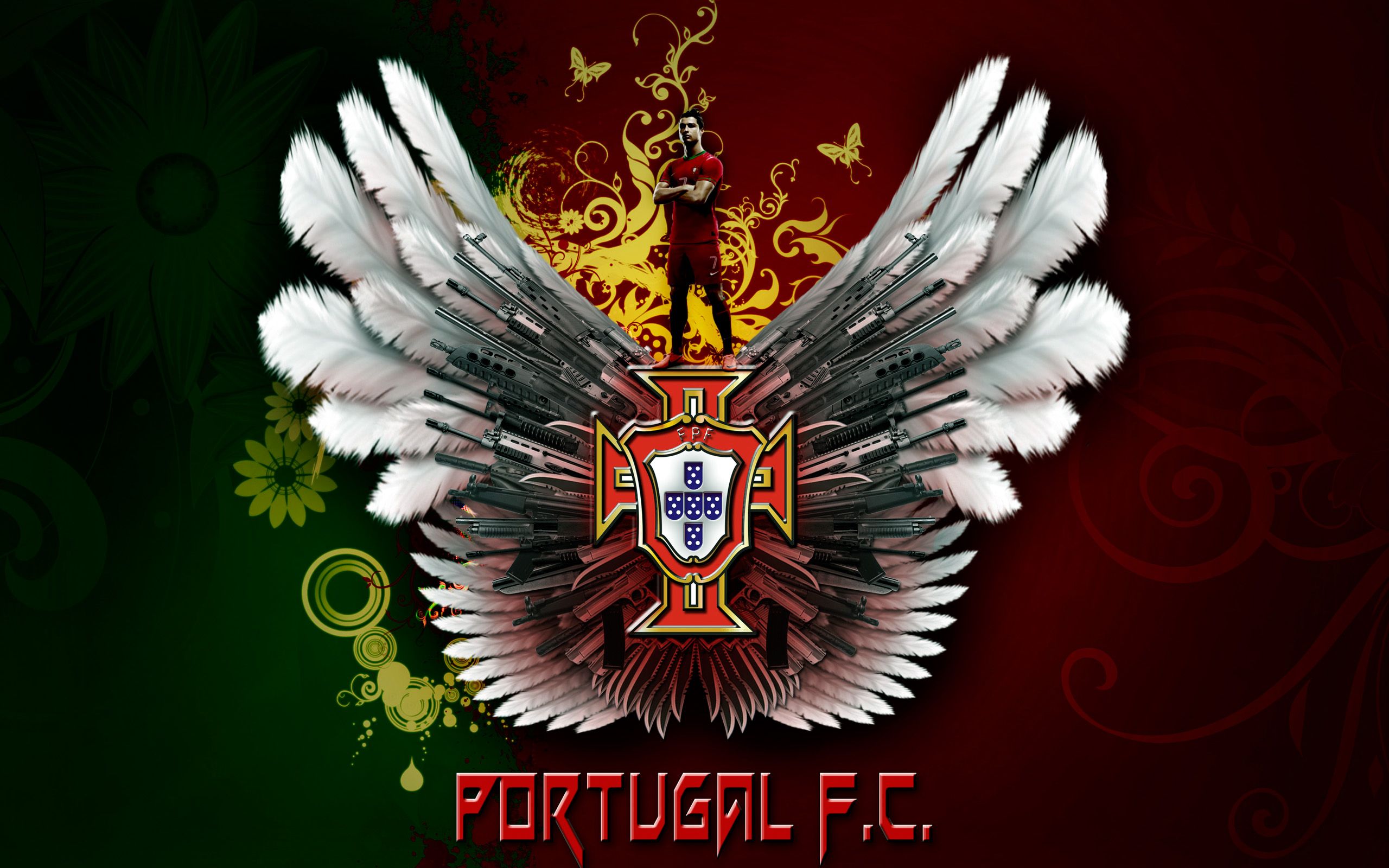 2560x1600 Portugal Football Wallpaper