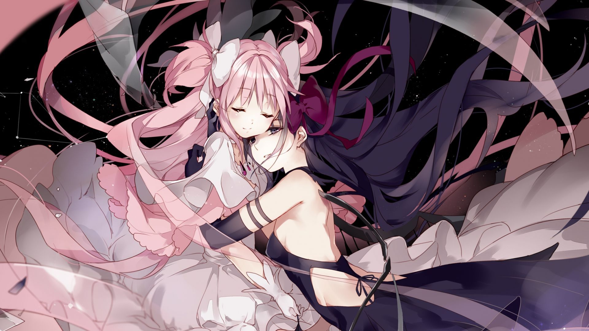 1920x1080 Desktop Wallpaper Homura Akemi, Akuma Homura, The Puella Magi, Anime Girl, HD Image, Picture, Background, 1x7jhf