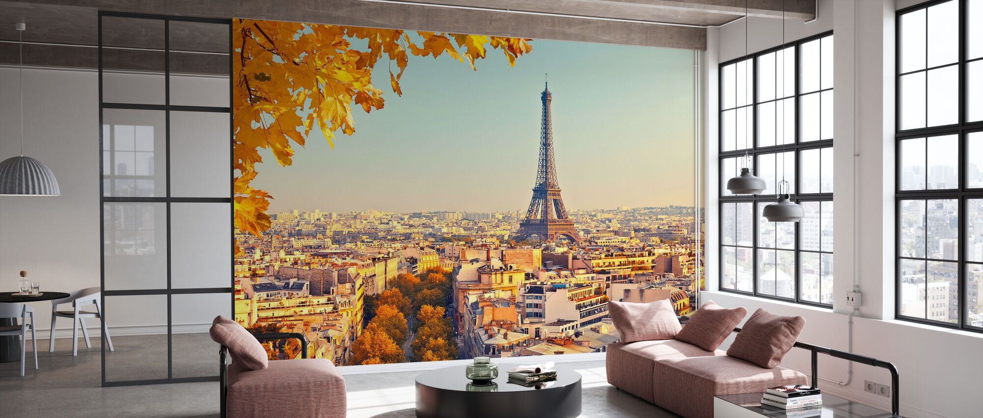 2000x850 Eiffel Tower Autumn View
