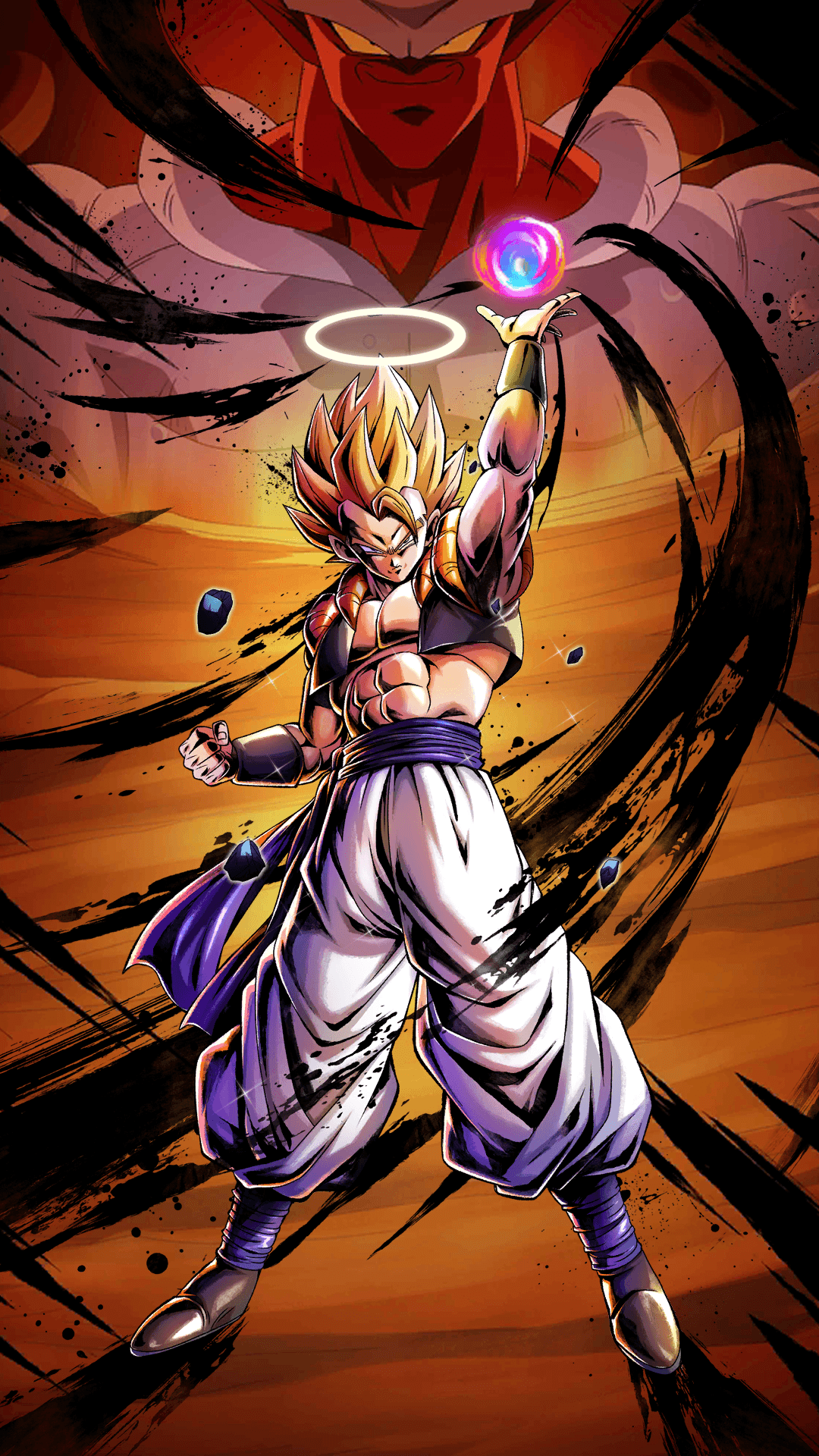 Gogeta SSJ4 [Legends] Custom Mobile Wallpaper by davidmaxsteinbach