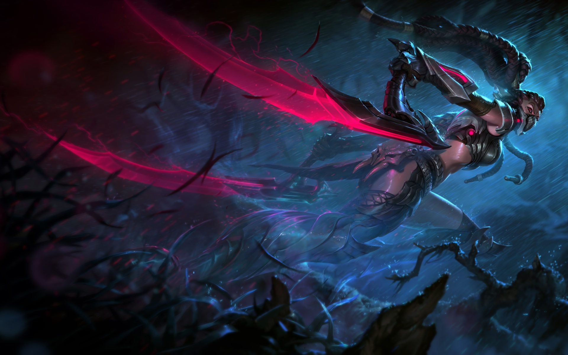 1920x1200 Akali Headhunter Skin Spotlight League Of Legends Pc Games HD Wallpaper For Mobile Phones Tablet And Lapx3375 :