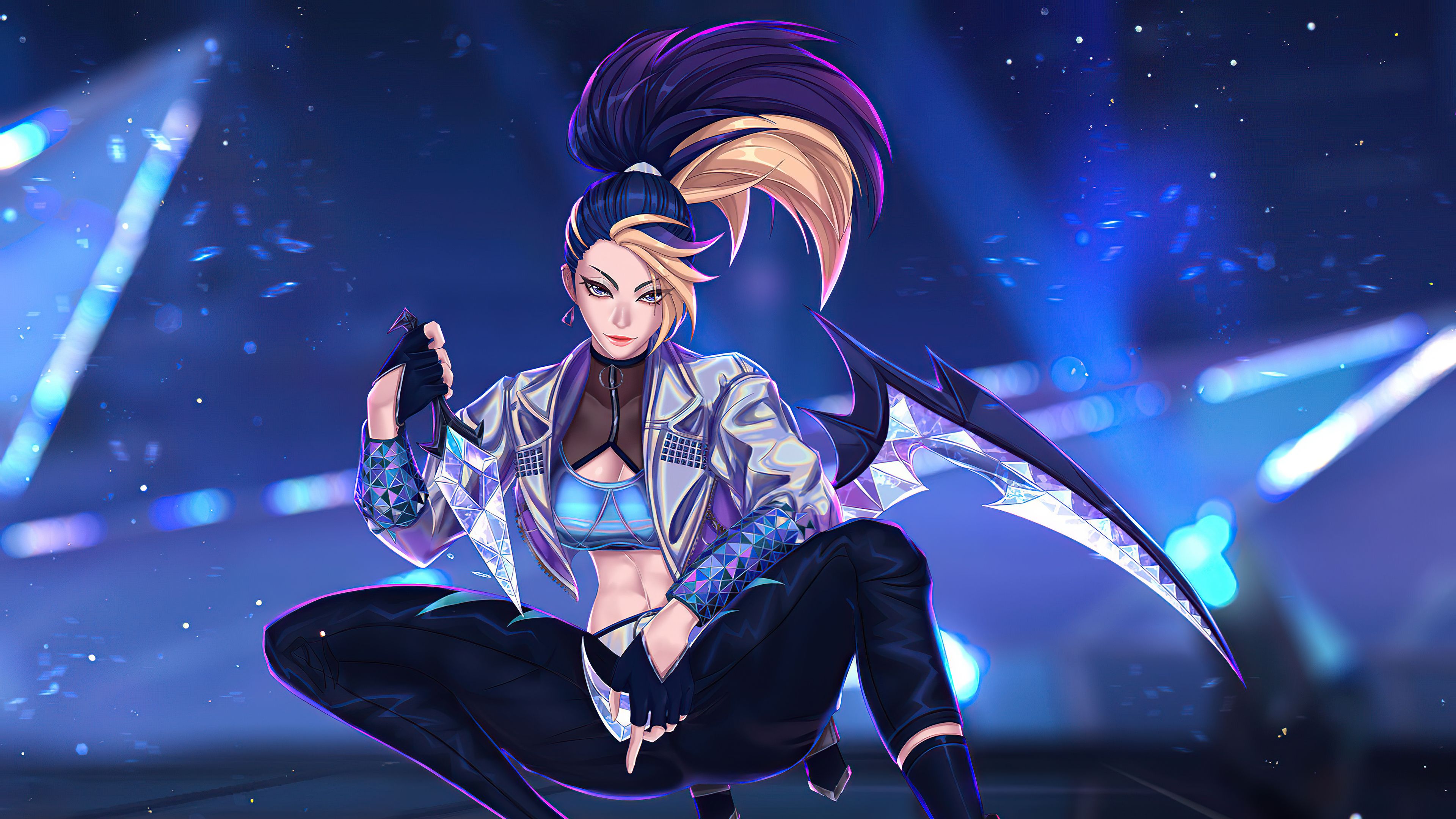 3840x2160 HD Desktop Wallpaper: League Of Legends, Video Game, Akali (League Of Legends), K Da Download Free Picture