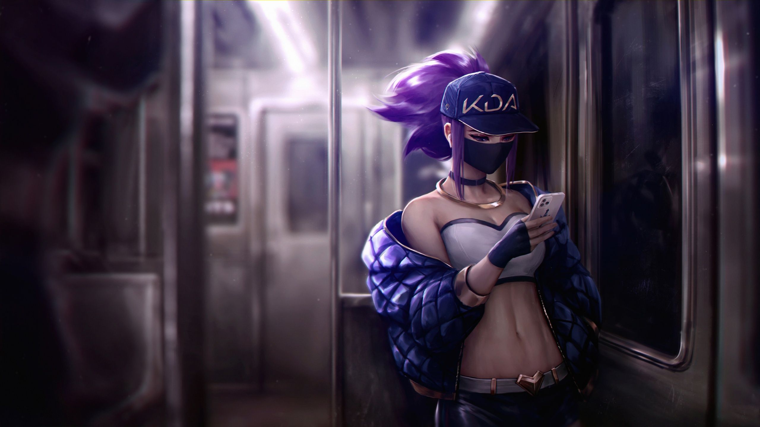 2560x1440 KDA Akali Wallpaper 4K, IPhone, Metro, K Pop