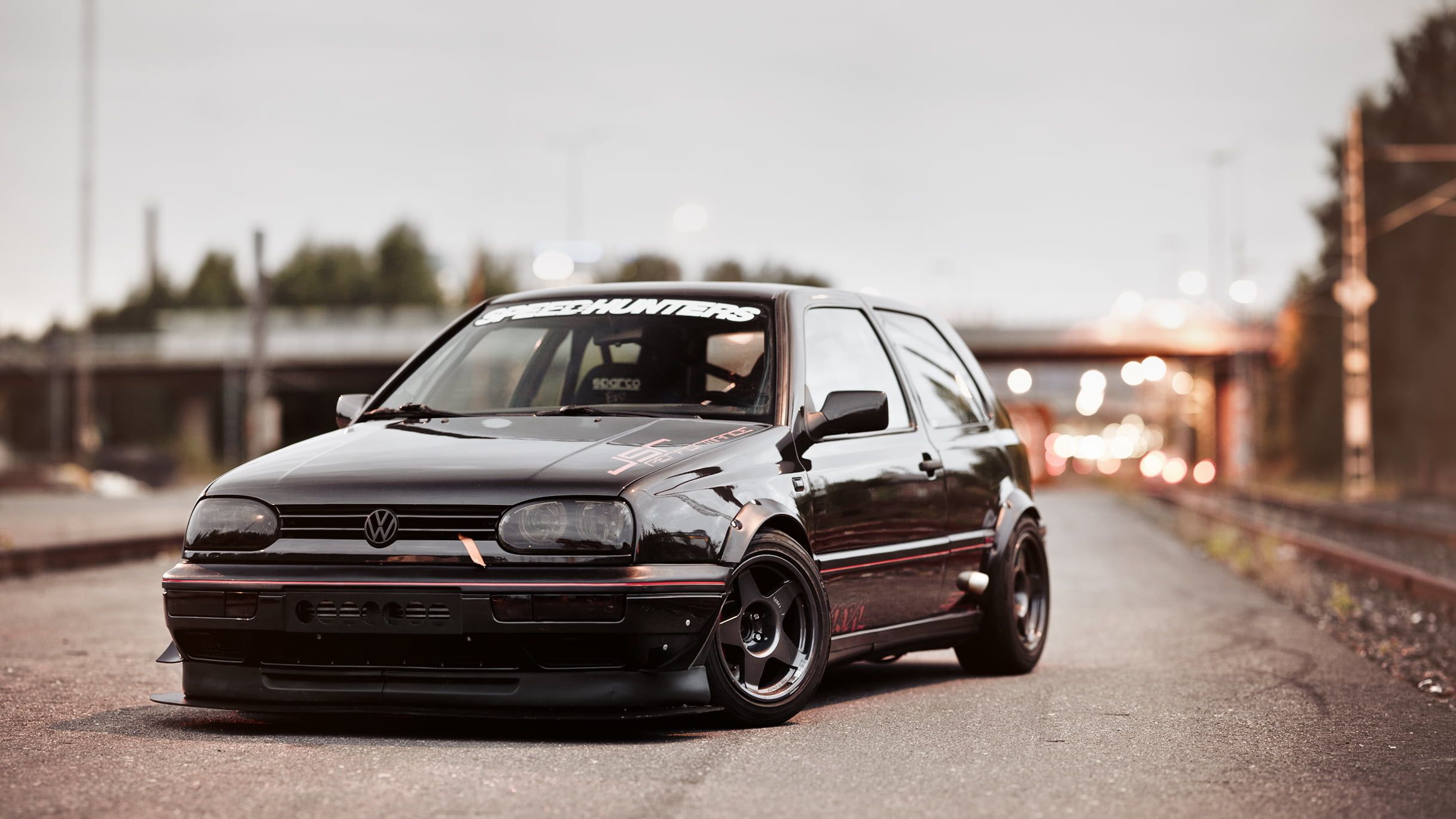 2434x1369 Black Volkswagen Golf Mk4 3 Door Hatchback #black #tuning #volkswagen #before #black #Golf #golf #Volkswagen #MK3 P #. Volkswagen, Volkswagen Golf, Hatchback