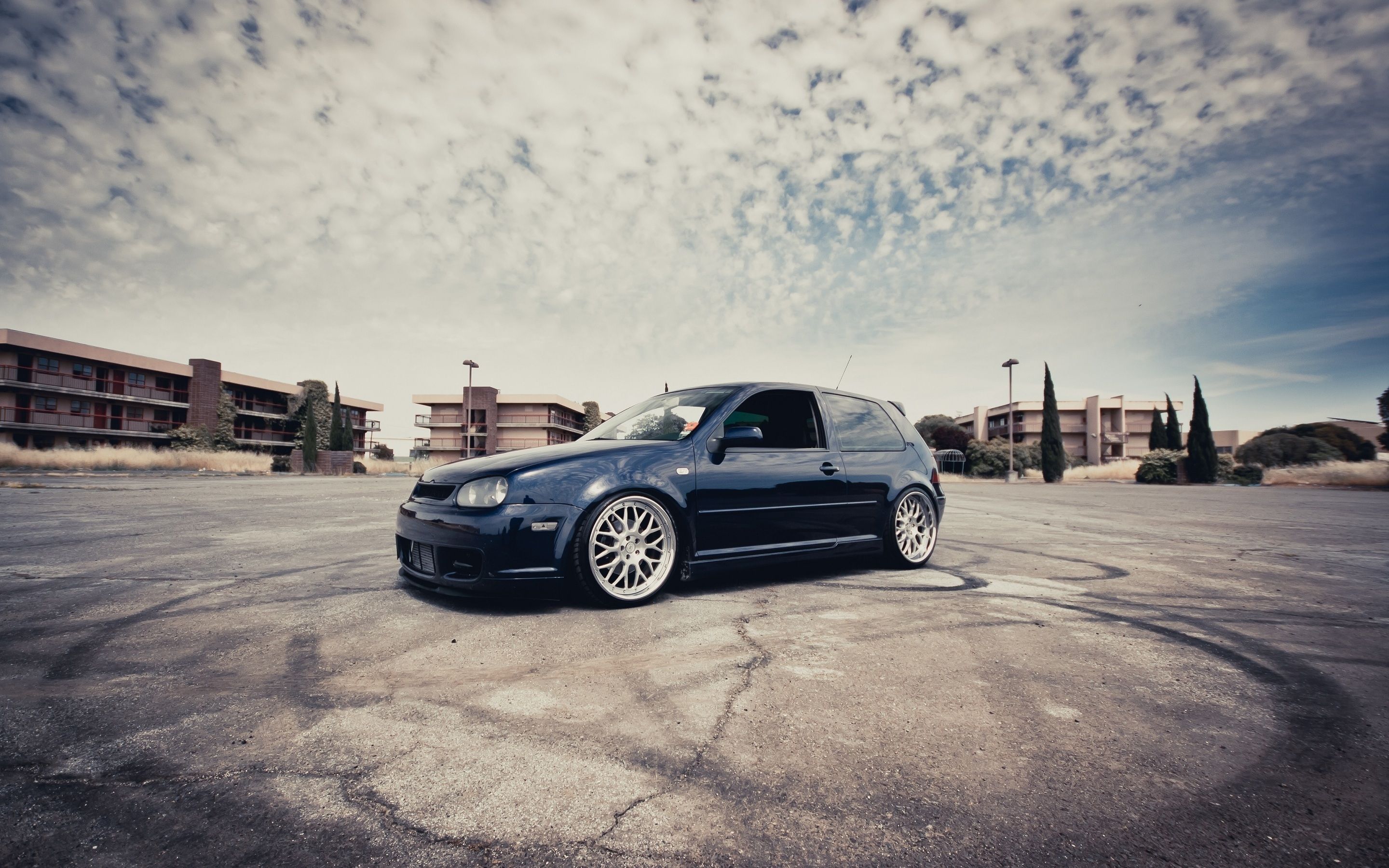 2880x1800 VW Golf III Coupe Tuning HD Wallpaper