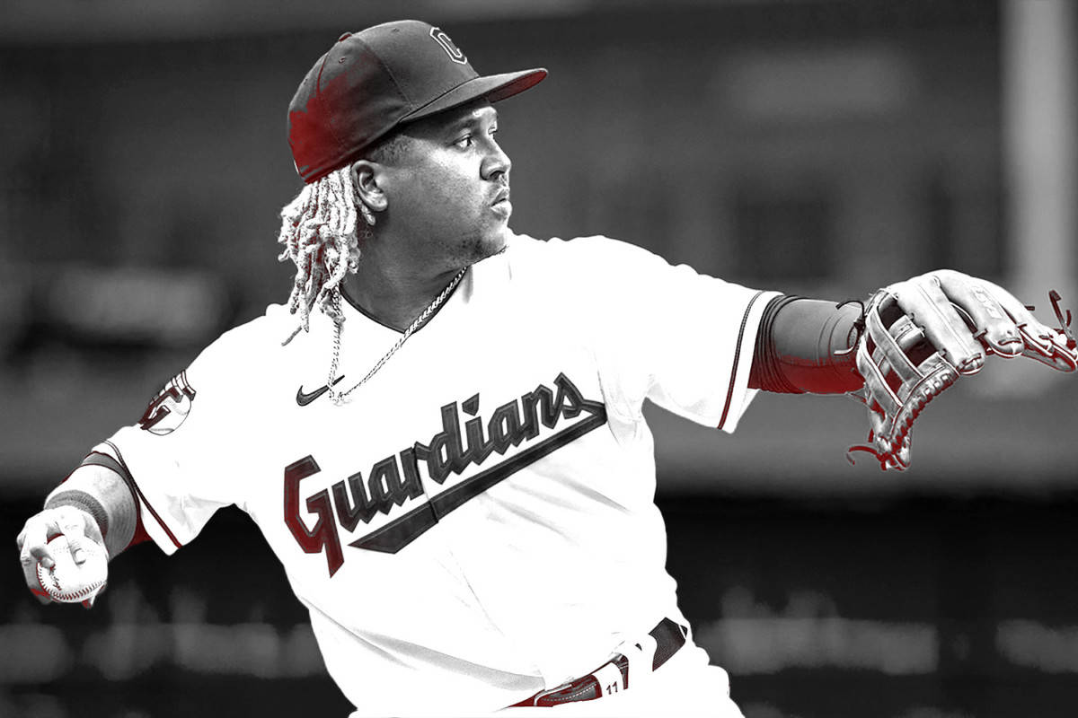 1200x800 Download Cleveland Guardians José Ramírez Wallpaper