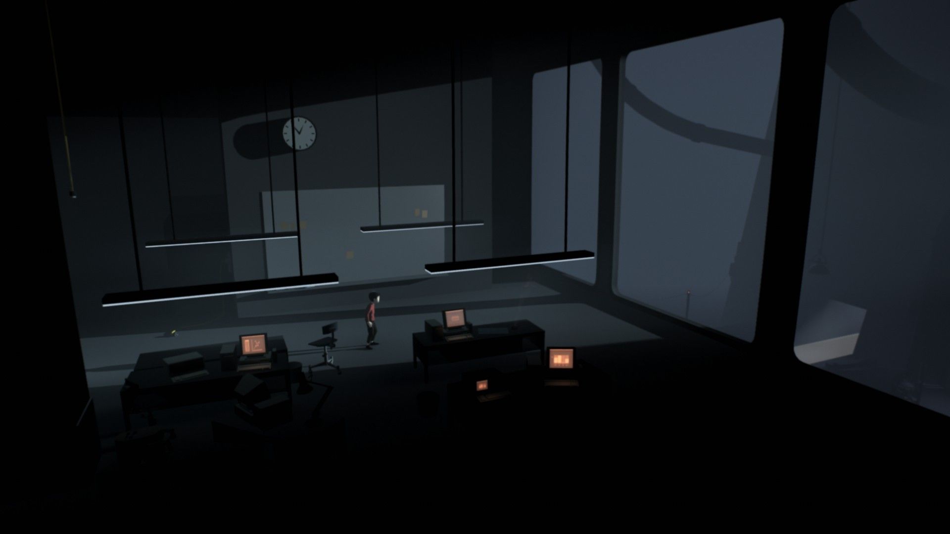 1920x1080 Inside Playdead Video Games Clocks Dark Screen Shot Wallpaper:1920x1080