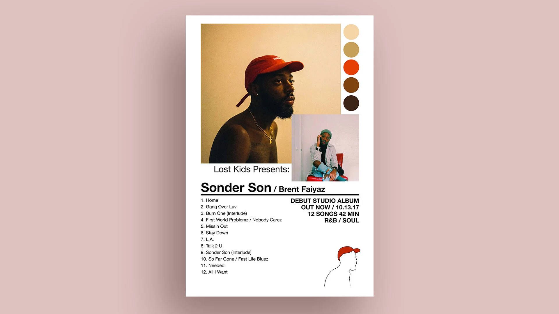 1920x1080 Download Brent Faiyaz Sonder Poster Edit Wallpaper