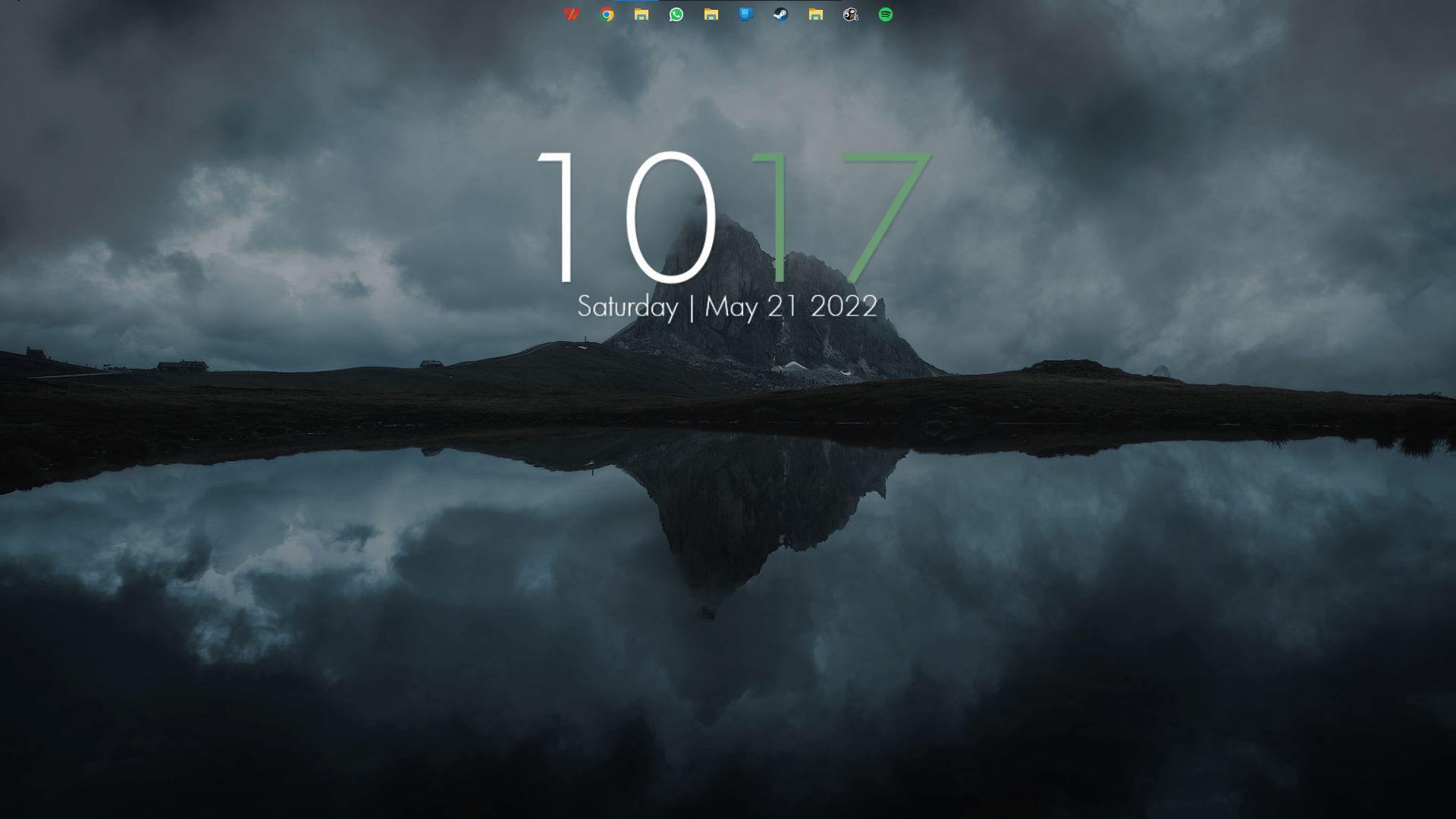 1920x1080 Wanted your opinion on my desktop. Wallpaper Engine + Taskbar Configurator + Sonder Rainmeter Skin