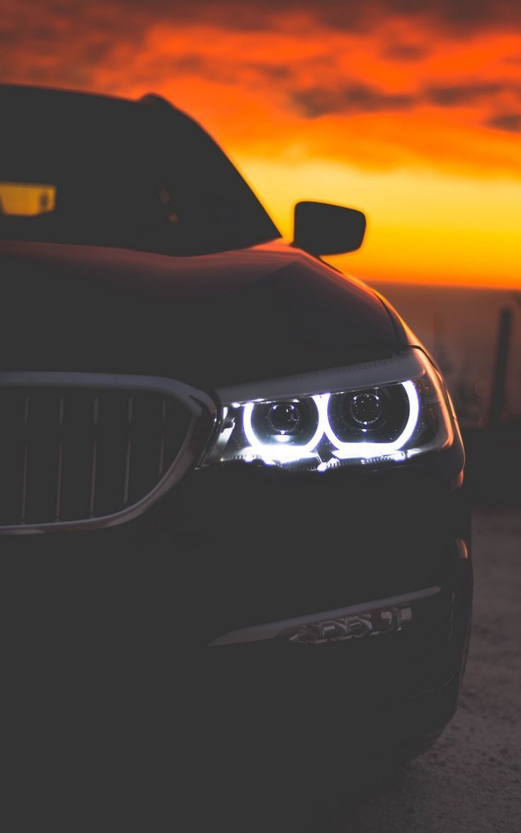 736x1177 Wallpaper night headlight auto motion blur. Бмв x Классические автомобили, Фары