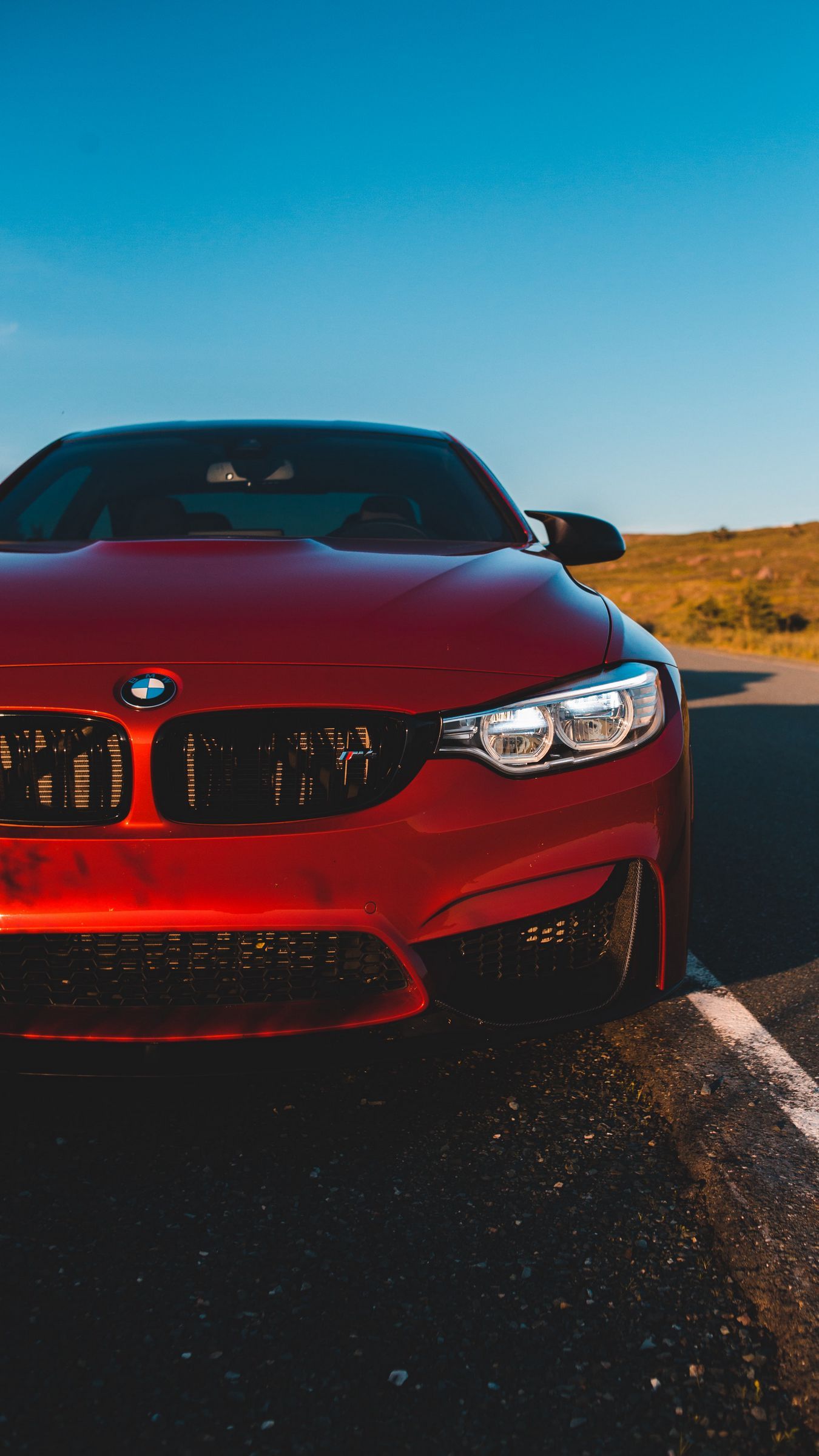 1350x2400 Download wallpaper 1350x2400 bmw m bmw, car, front view, headlight, red iphone 8+/7+/6s+/for parallax HD background