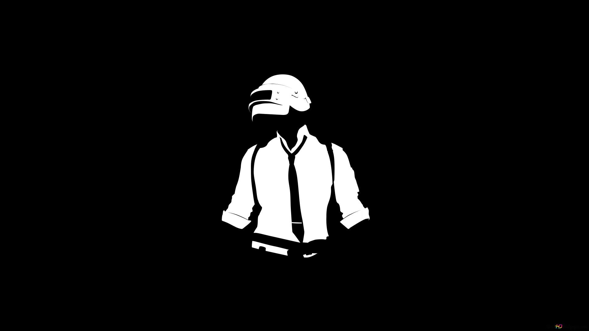 1920x1080 Gambar hitam putih karakter game seri video game PUBG HD unduhan wallpaper
