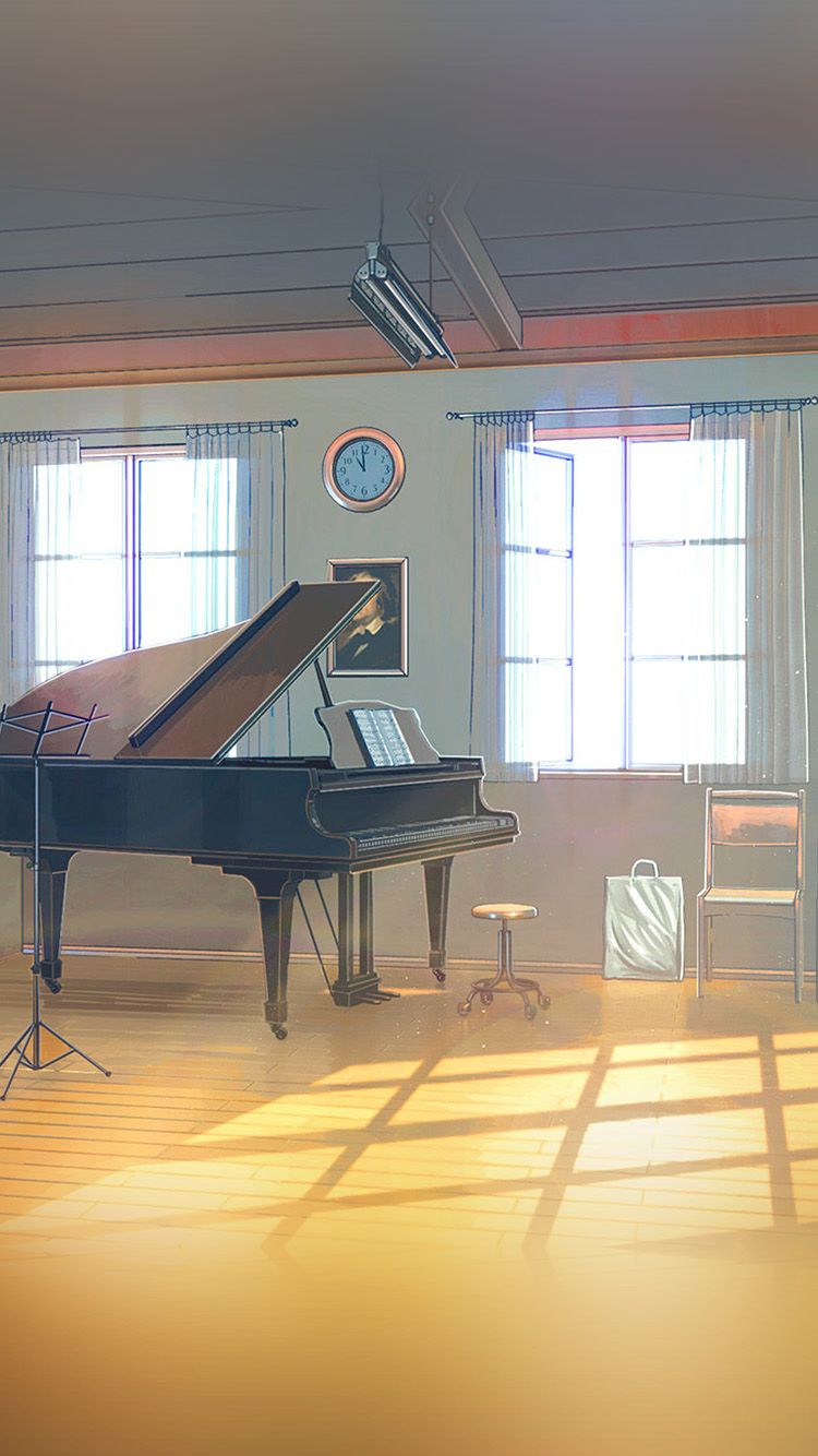 750x1334 arseniy chebynkin music room piano illustration art