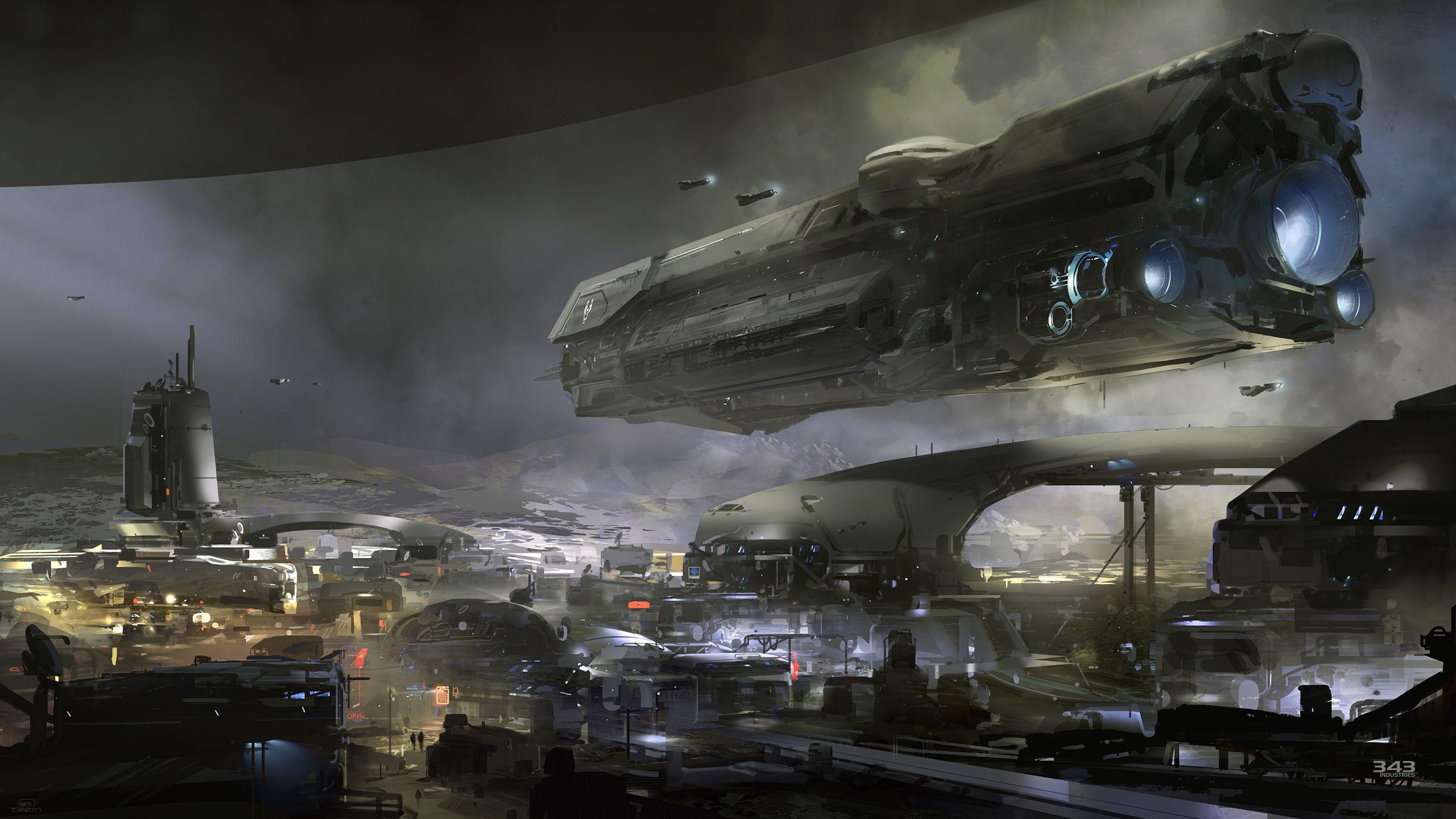 2560x1440 Halo 5 gets new piece of concept art 5: Guardians Xbox One