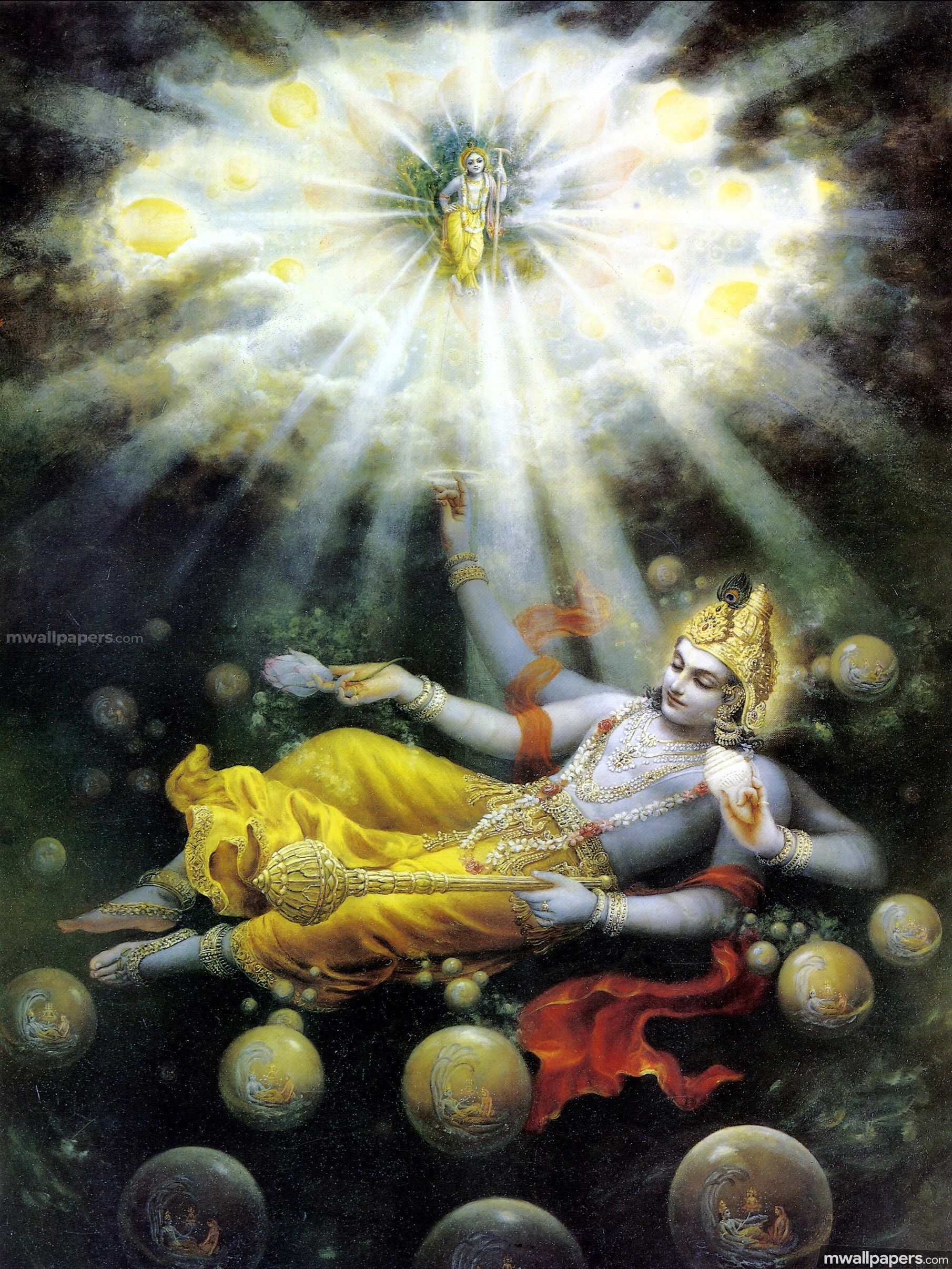 1810x2413 Sudarshana Chakra Wallpaper