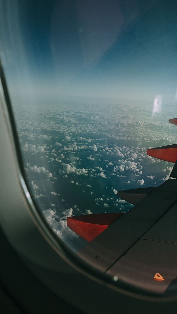 750x1334 Fly Plane Cloud Nature