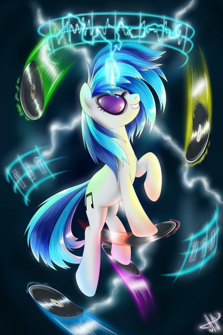 730x1095 My Little Pony Vinyl Scratch iPhone Wallpaper