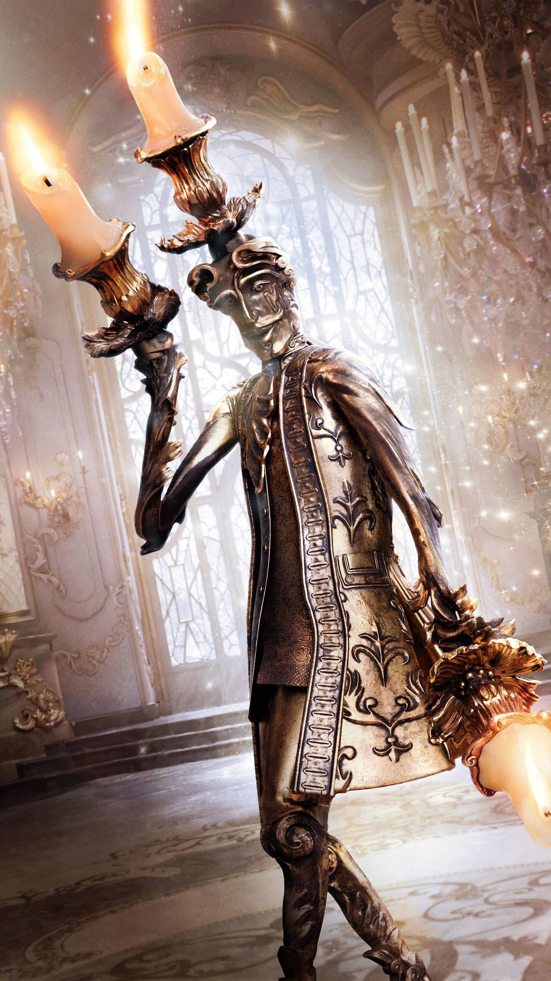 1079x1920 Download Beauty And The Beast Wallpaper