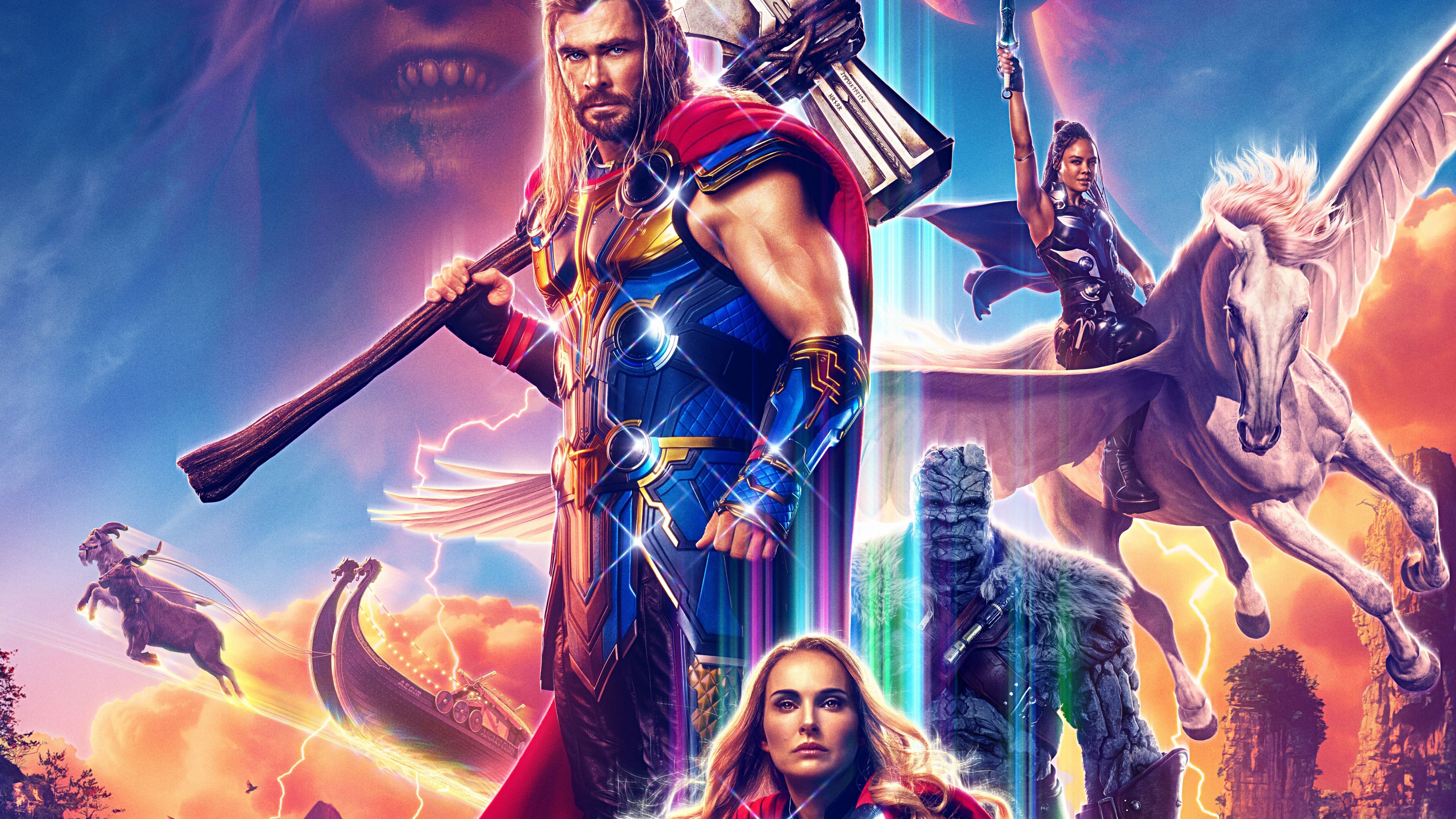 5120x2880 Thor: Love and Thunder Wallpaper 4K, Chris Hemsworth as Thor