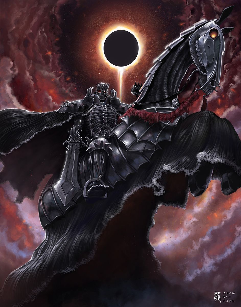 943x1200 Skull Knight -Berserk- Berserk, Dark fantasy art, Knight