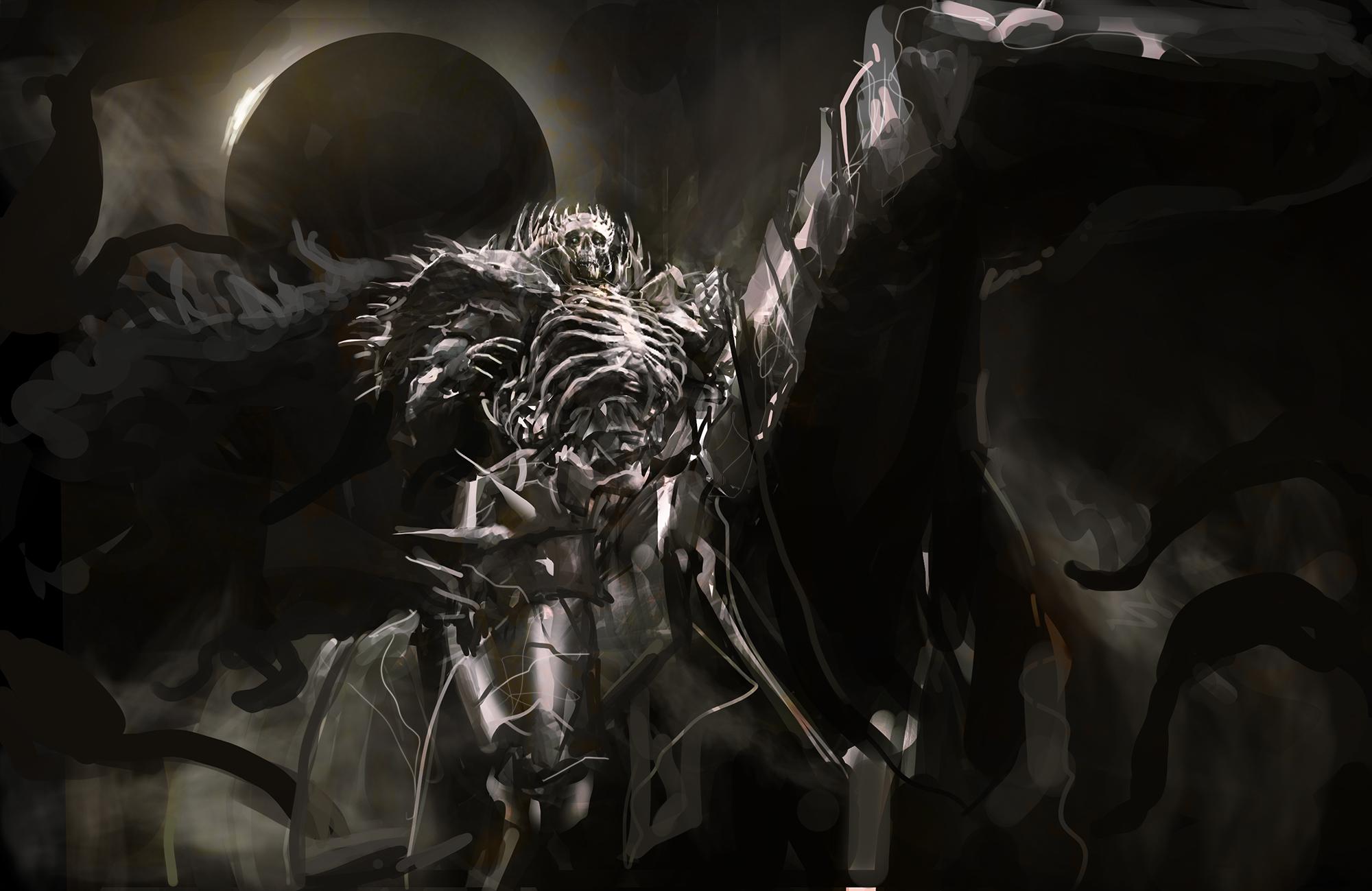 2000x1299 Skull Knight Sketch Twitter