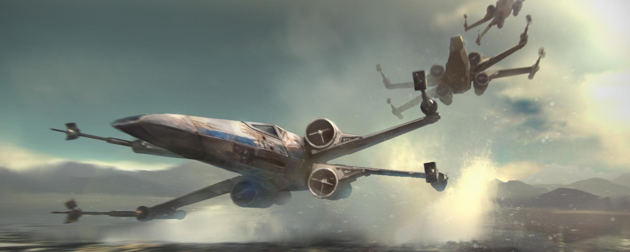 2560x1024 Dual monitor Star Wars wallpaper, HD background