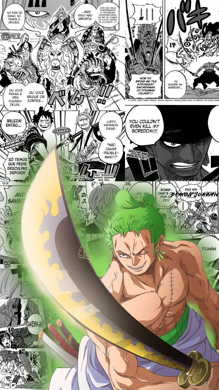 720x1280 Download Armed Zoro One Piece Aesthetic Wallpaper